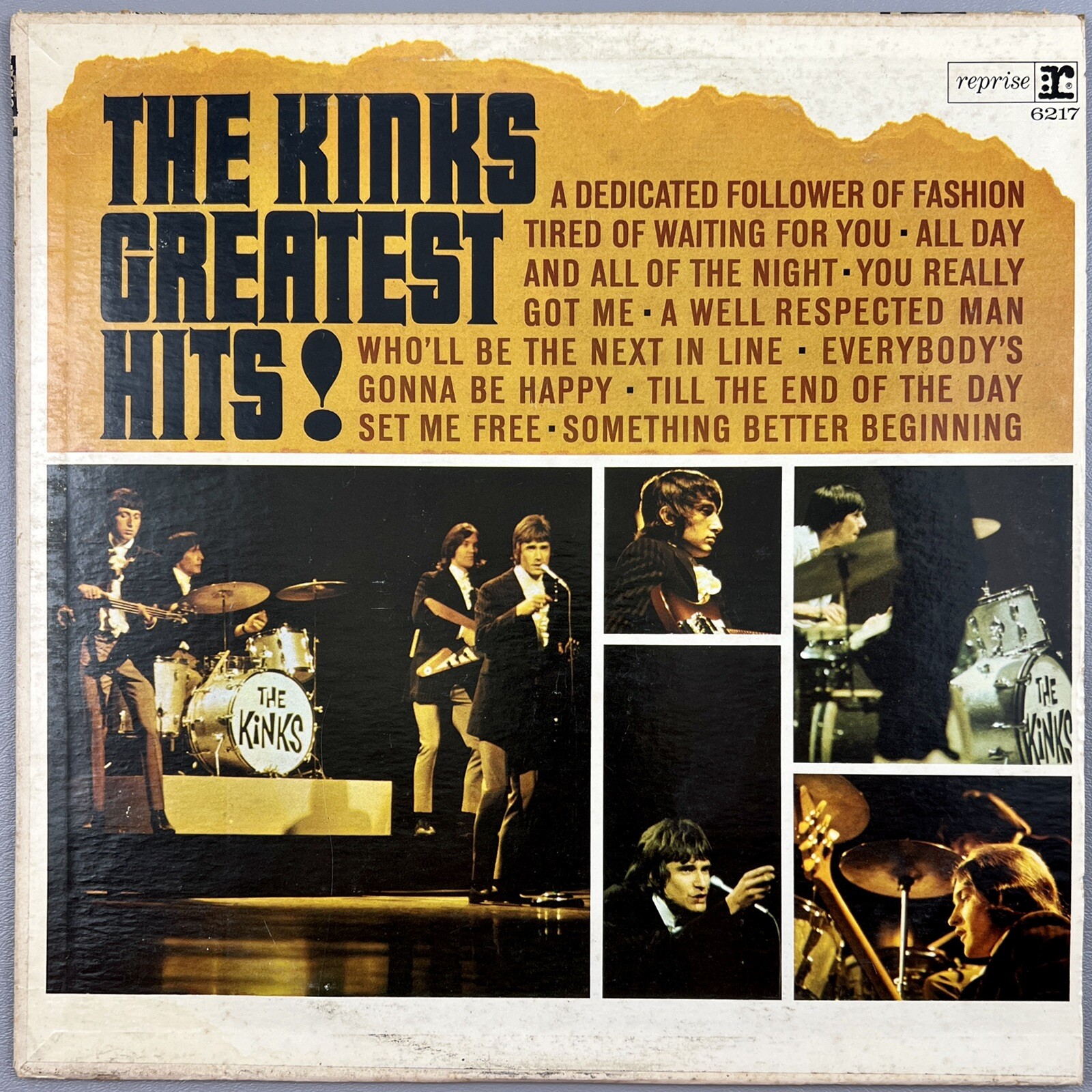 The Kinks Greatest Hits Reprise R-6217 Mono You Really Got Me VG+