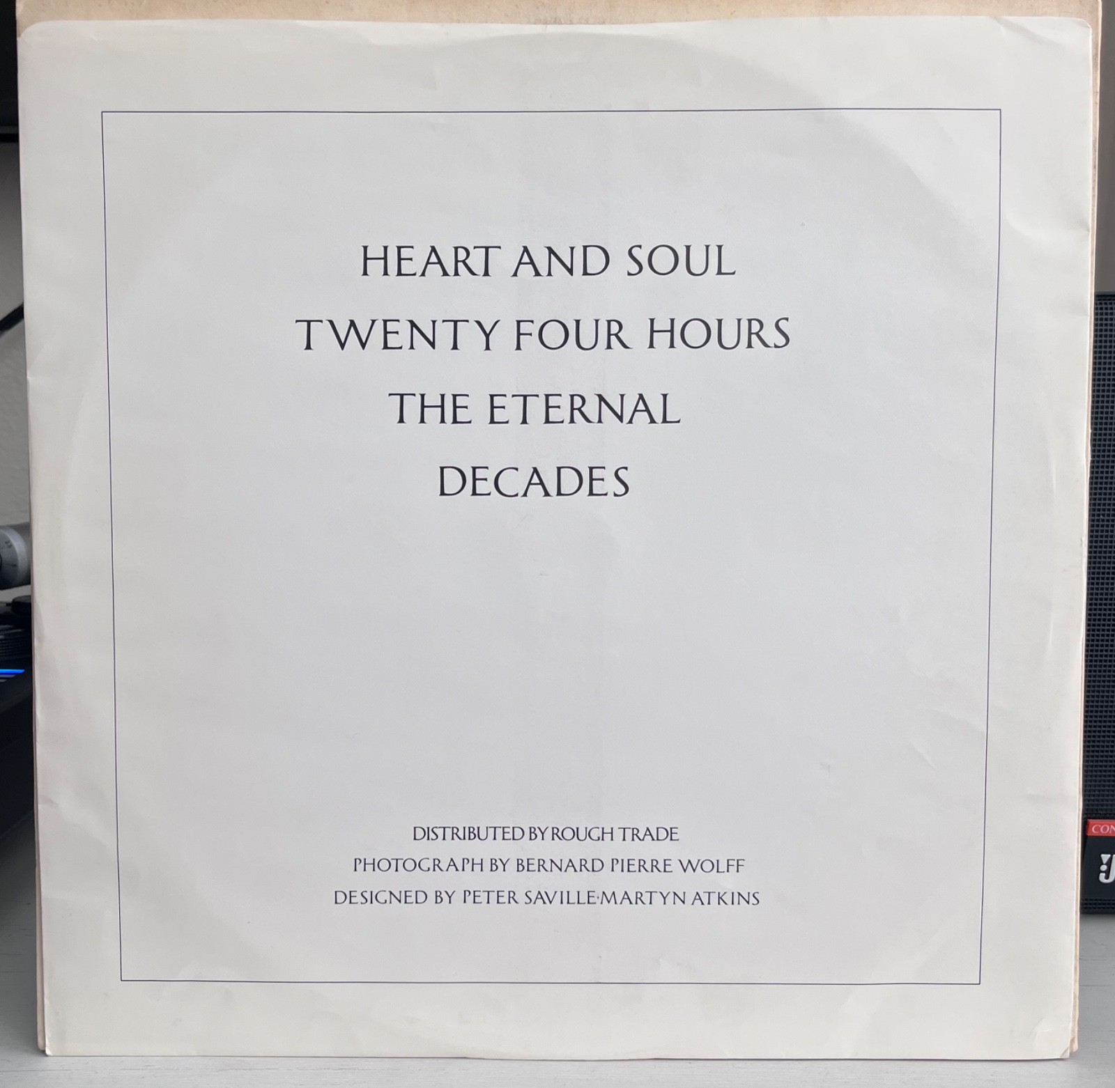 READ! Joy Division Closer Vinyl Record 1981 1st Press US LP Brown Translucent