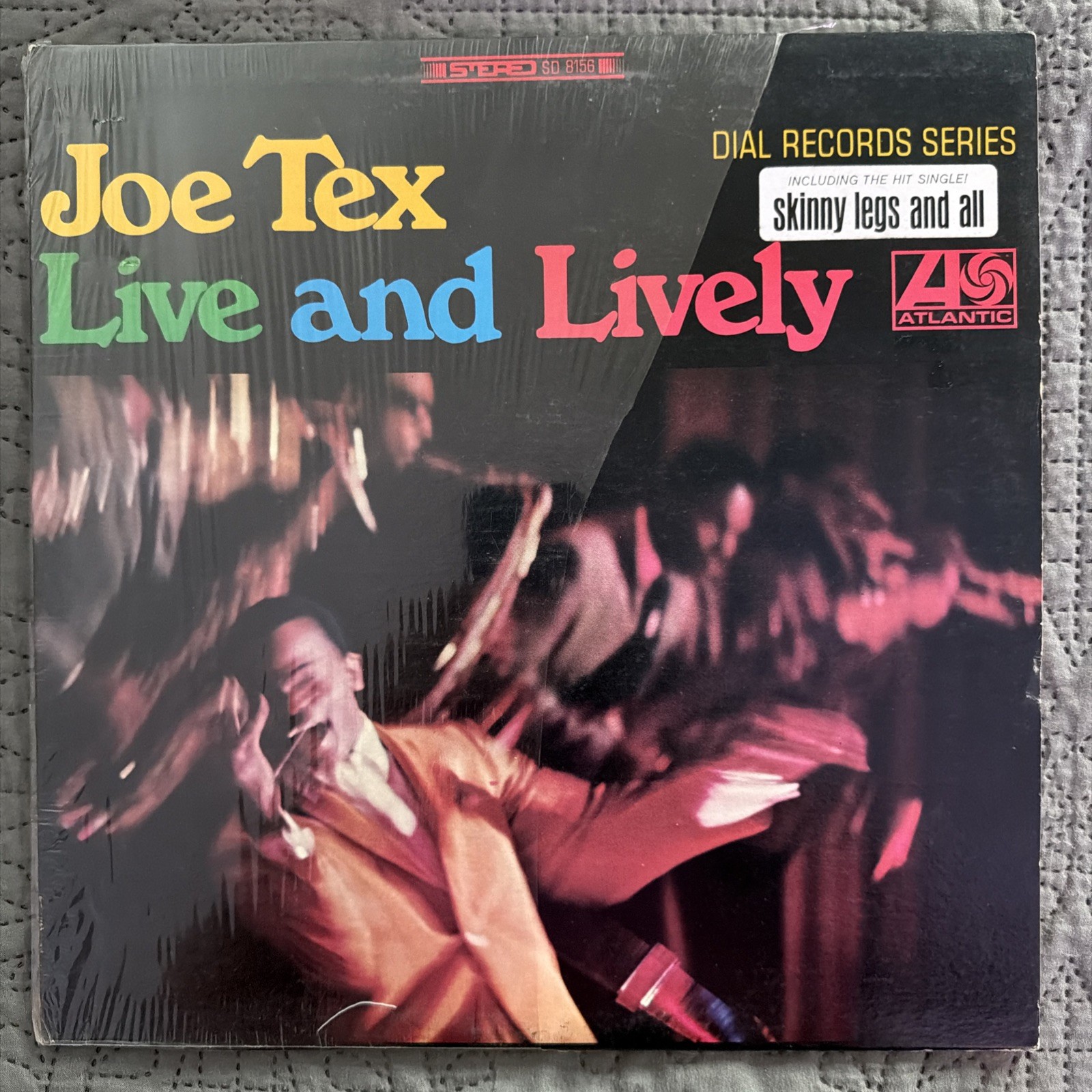 Joe Tex – Live And Lively (Atlantic SD 8156) 1968 Presswell Pressing ShrinkVG/VG