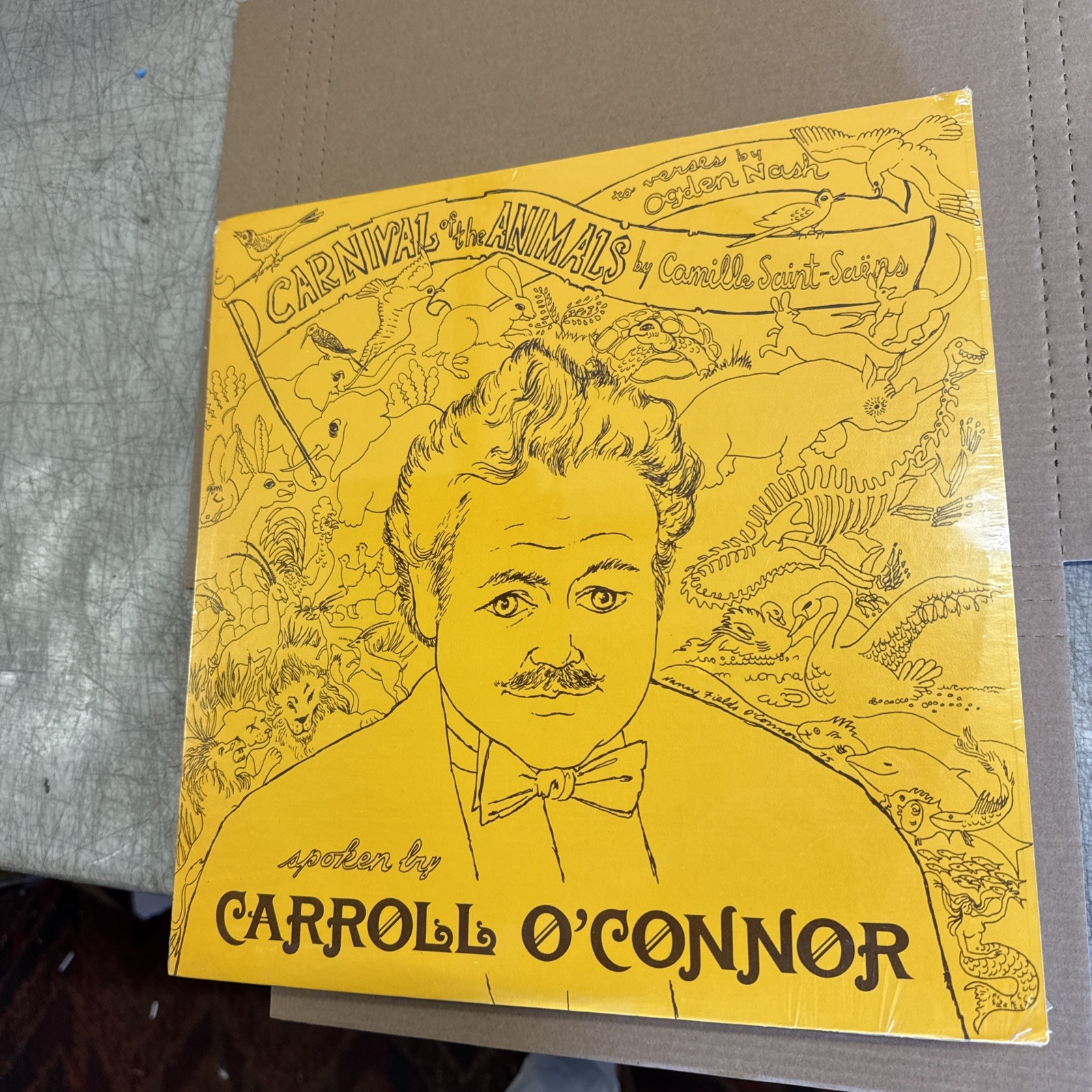 Carroll O’Connor LP Vinyl LRS RT 6280 Sealed Carnival Of The Animals