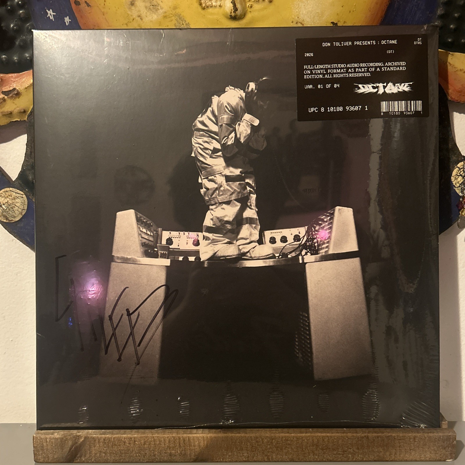 Don Toliver Octane Signed Autographed Vinyl LP IN HAND SEALED