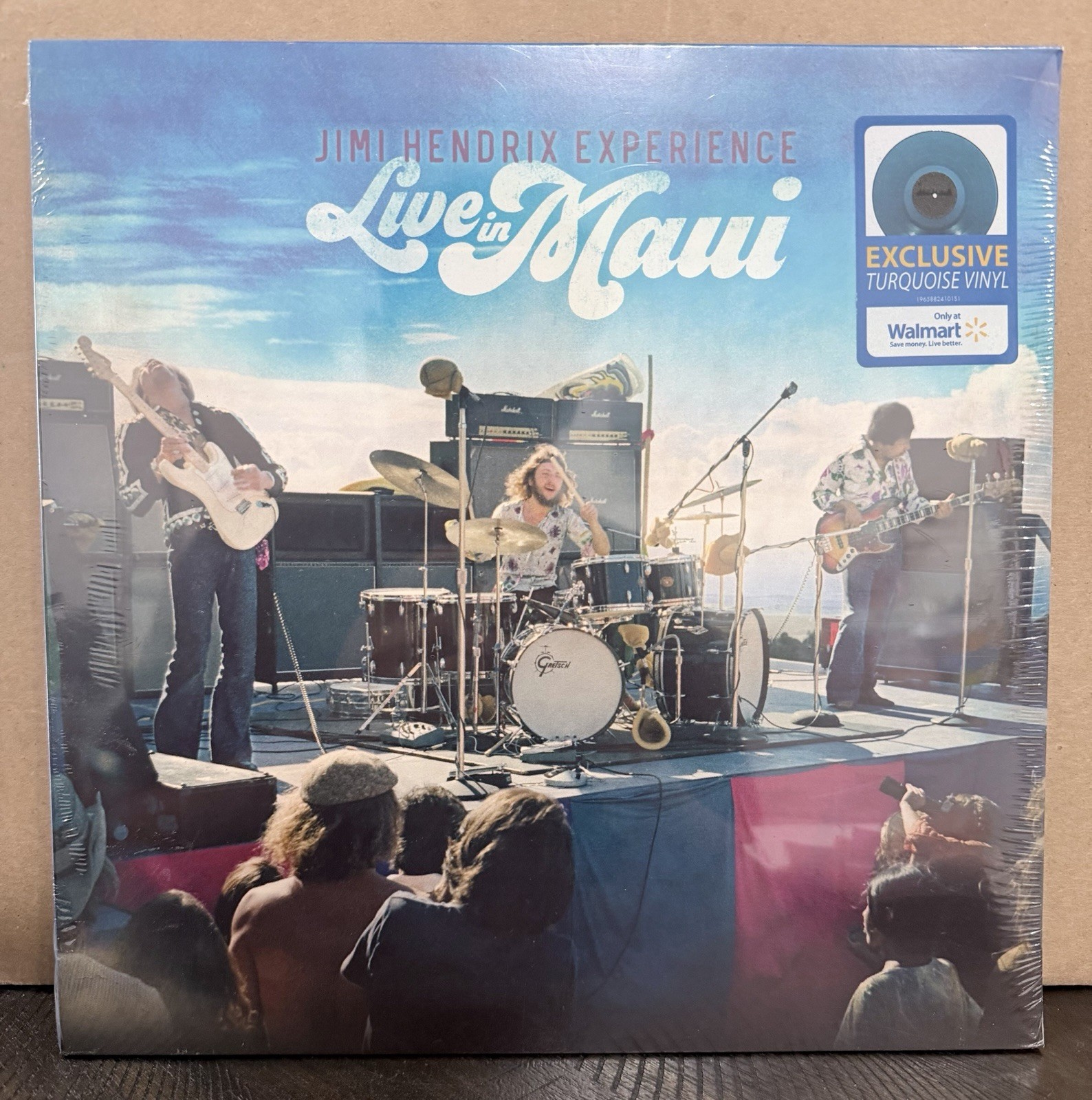 JIMI HENDRIX Live In Maui Turquoise Vinyl Record Album LP Walmart Exclusive New