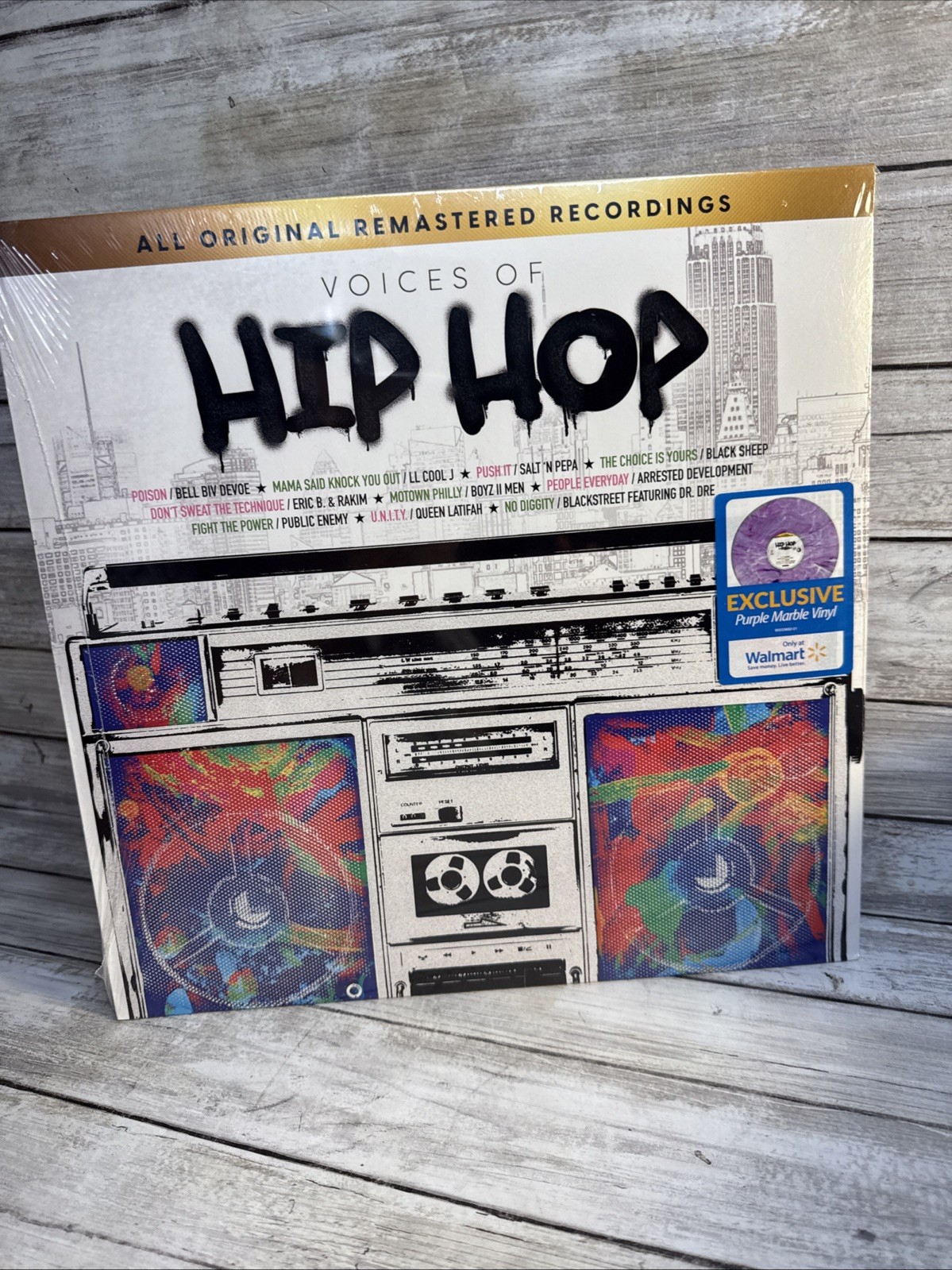 VOICES OF HIP HOP Purple Marble Vinyl LP New Sealed Original Remastered