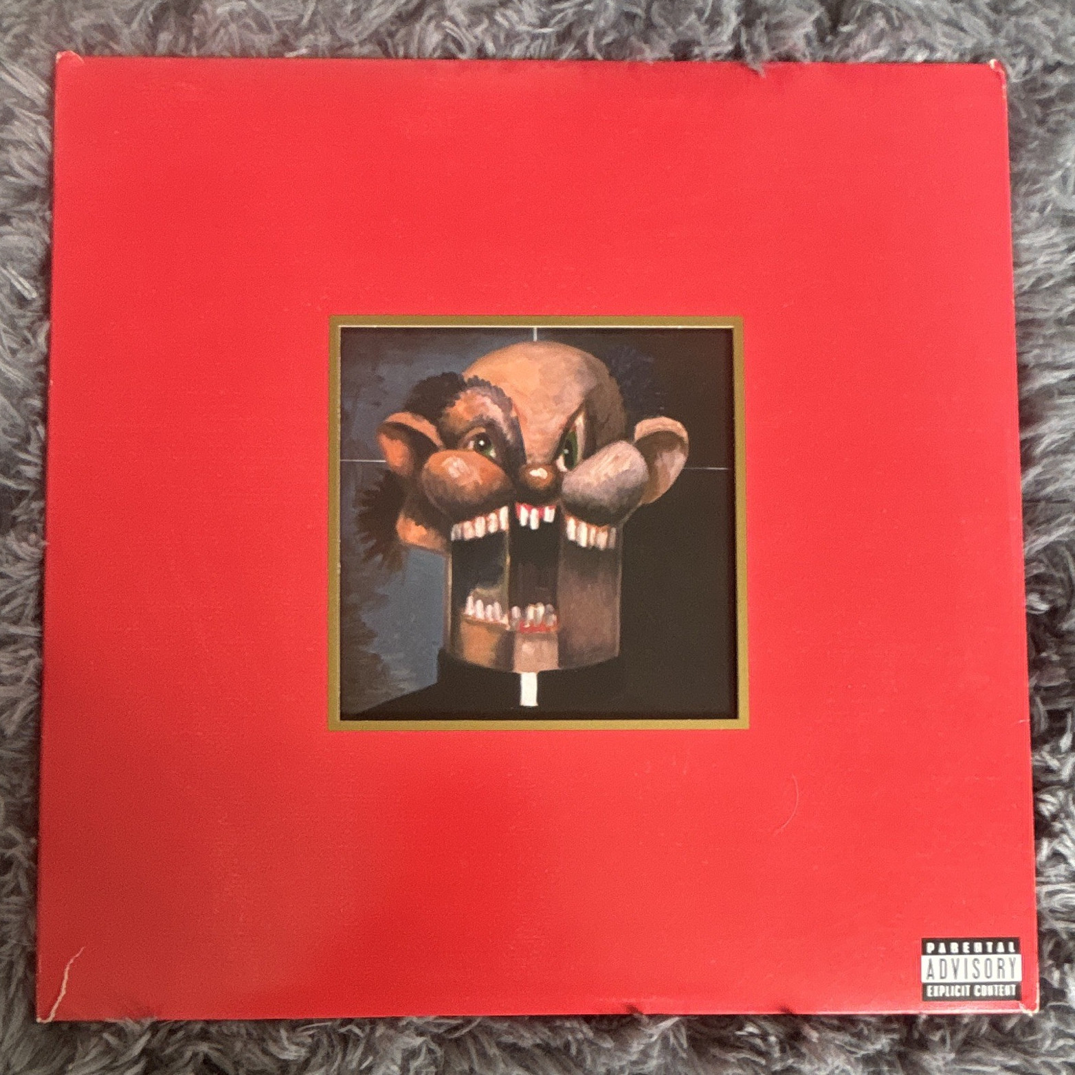 Kanye West My Dark Twisted Fantasy 12″ White Vinyl LP Parental Advisory