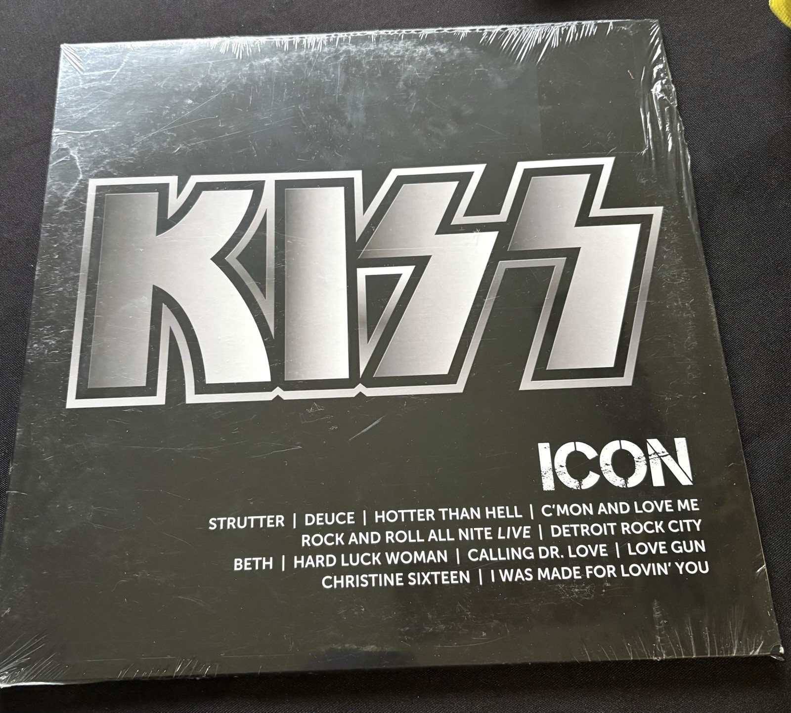 KISS Icon Rock Black Vinyl LP Mercury Records 2023 Sealed