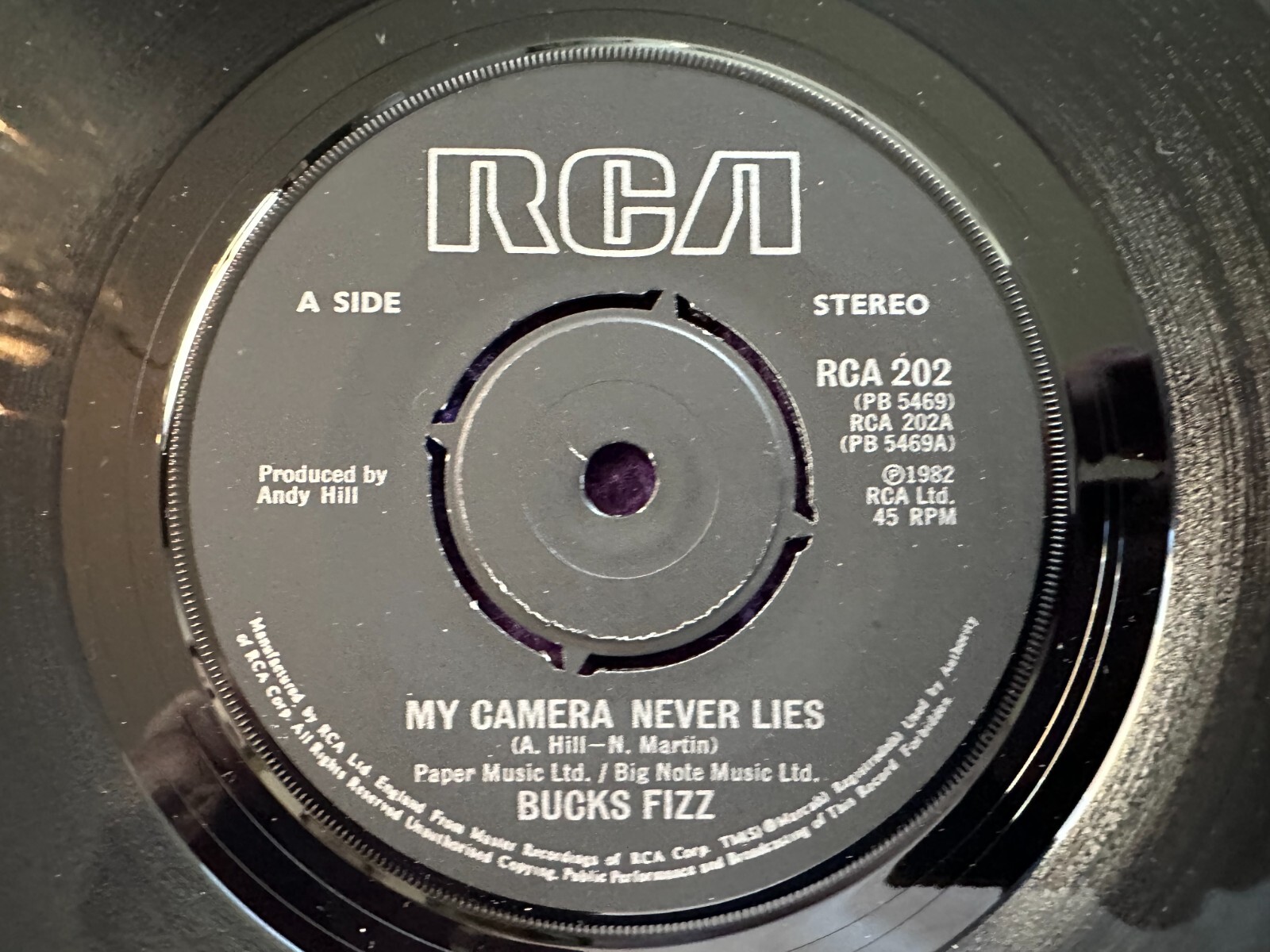 6x UK Lot 45 BUCKS FIZZ Rules Of / Run For / My Camera / The Land of / Piece of