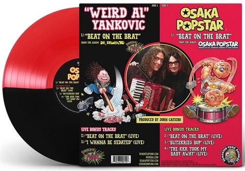 WEIRD AL YANKOVIC & OSAKA POPSTAR – BEAT ON THE BRAT Vinyl Maxi Single Red Black