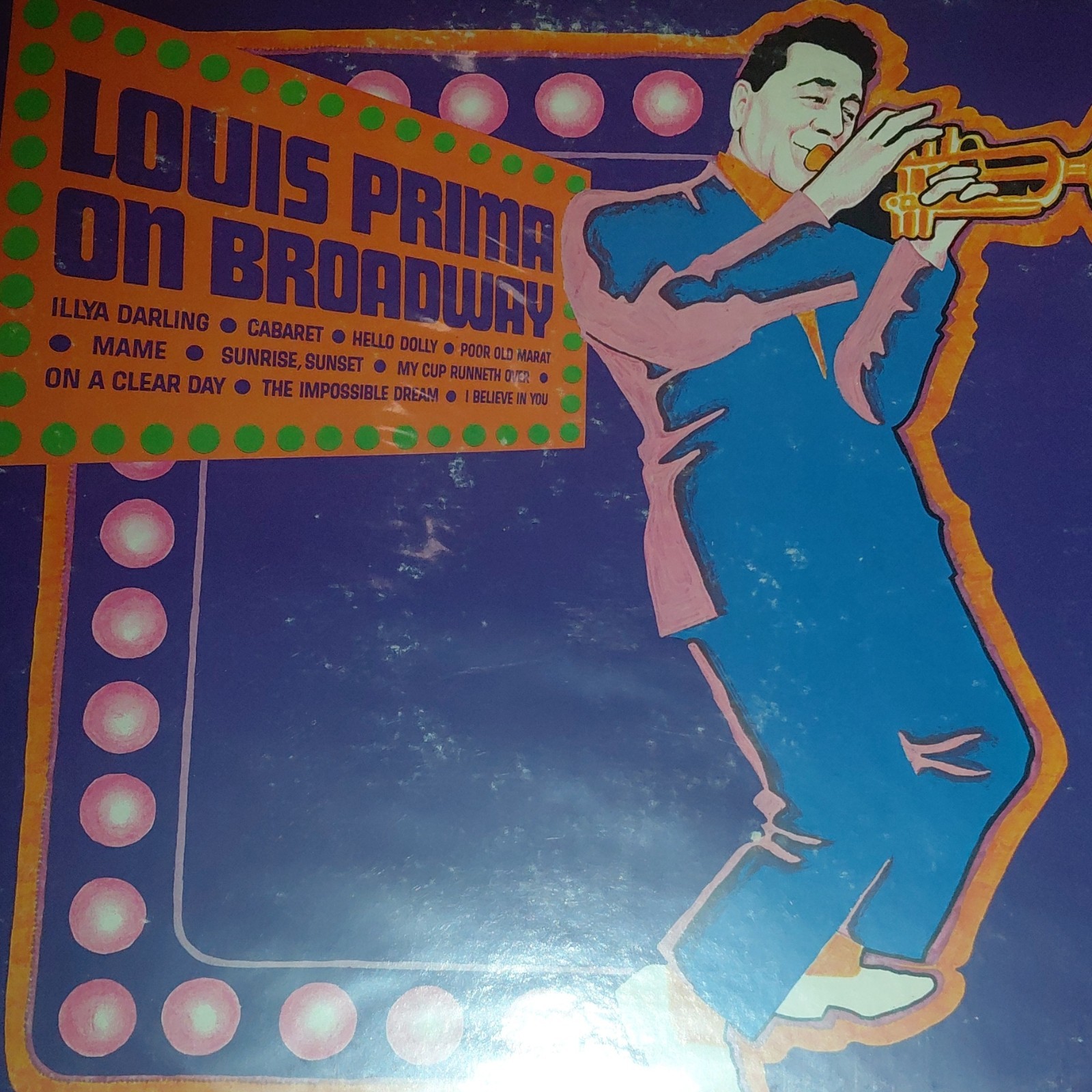 Louis Prima – Louis Prima On Broadway LP Record