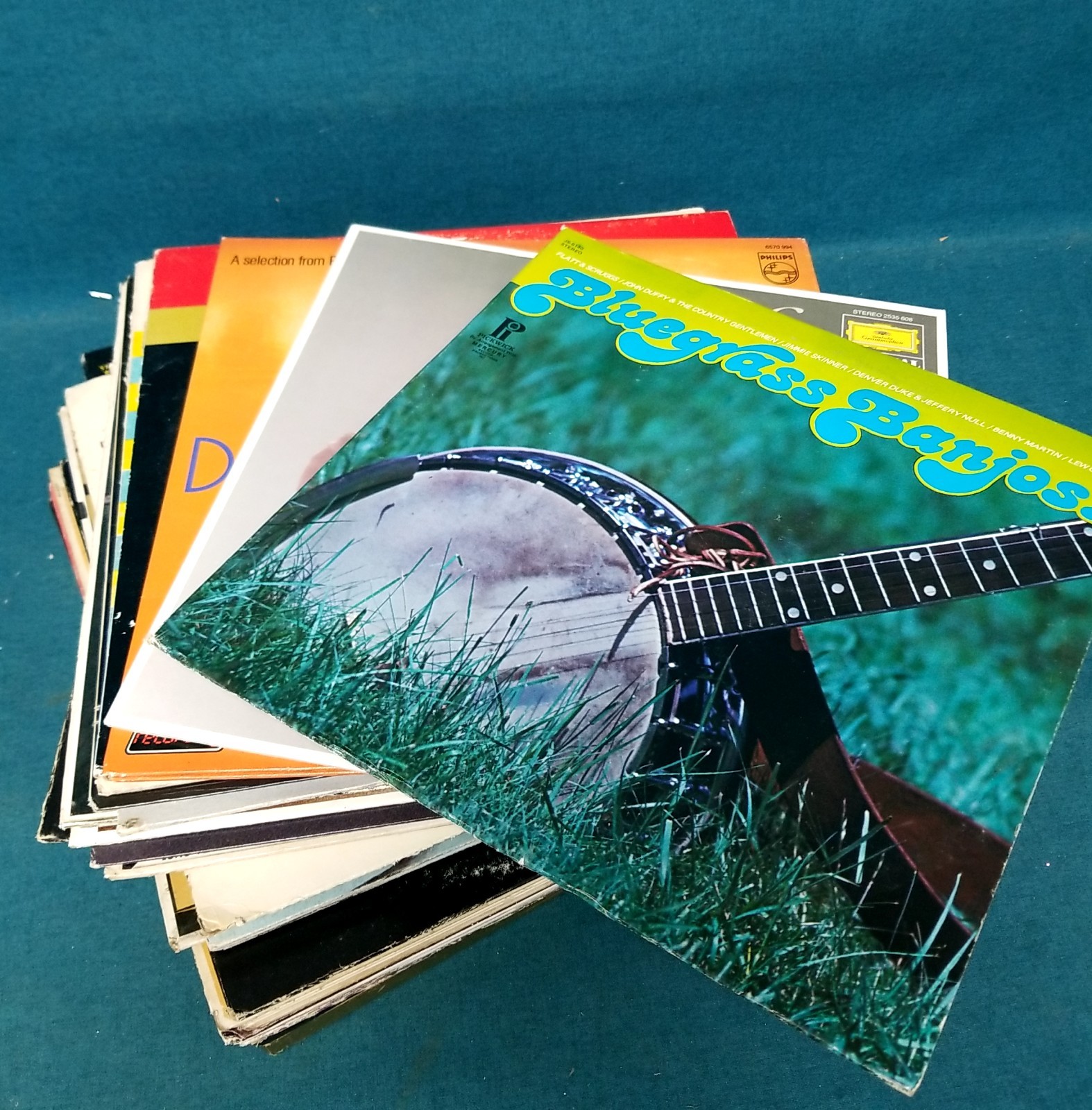 Lot 30 VTG 12″ LP Reseller Pop Bluegrass Standards Classical Boxsets EX/VG Vinyl