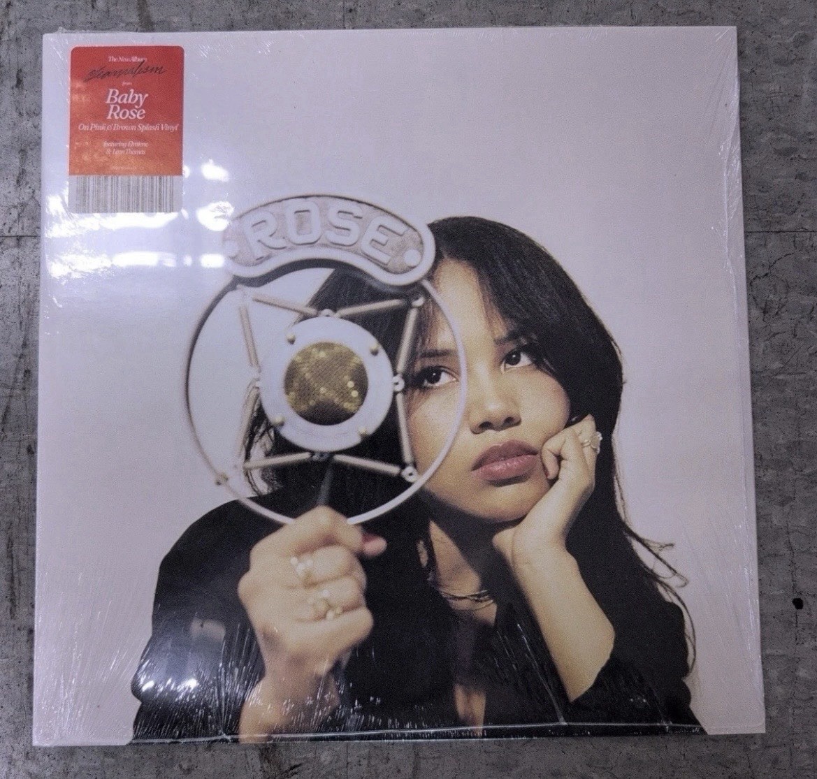 SIGNED Baby Rose – YEARNALISM Brown Pink Splash Vertigo Vinyl LP /300 – IN HAND✅