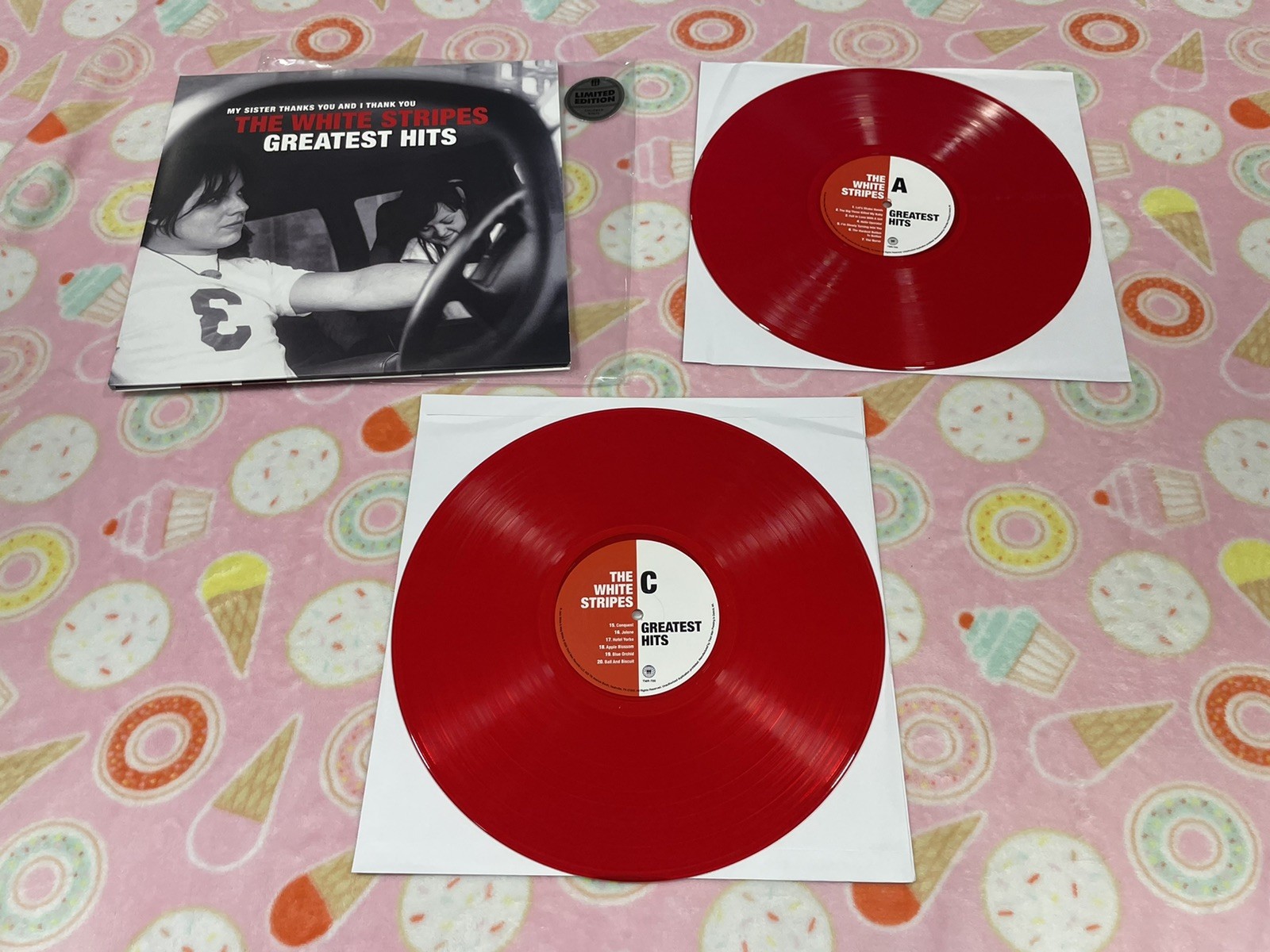 White Stripes Greatest Hits Red Vinyl RRS 1/100 Third Man Michigan Central 2024