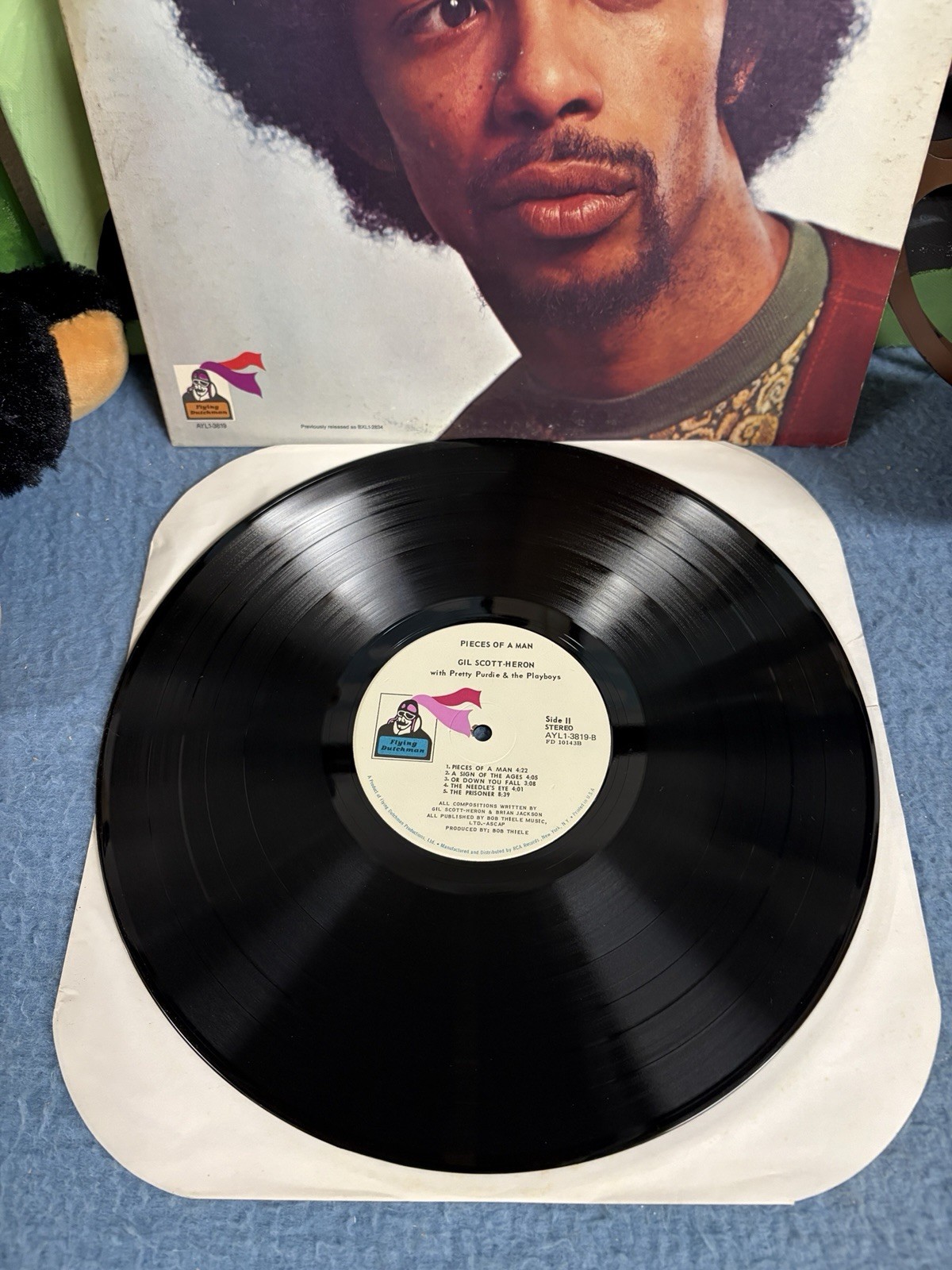 Gil Scott-Heron Pieces Of A Man 1971 Debut Vinyl Record Album LP RCA Records FD
