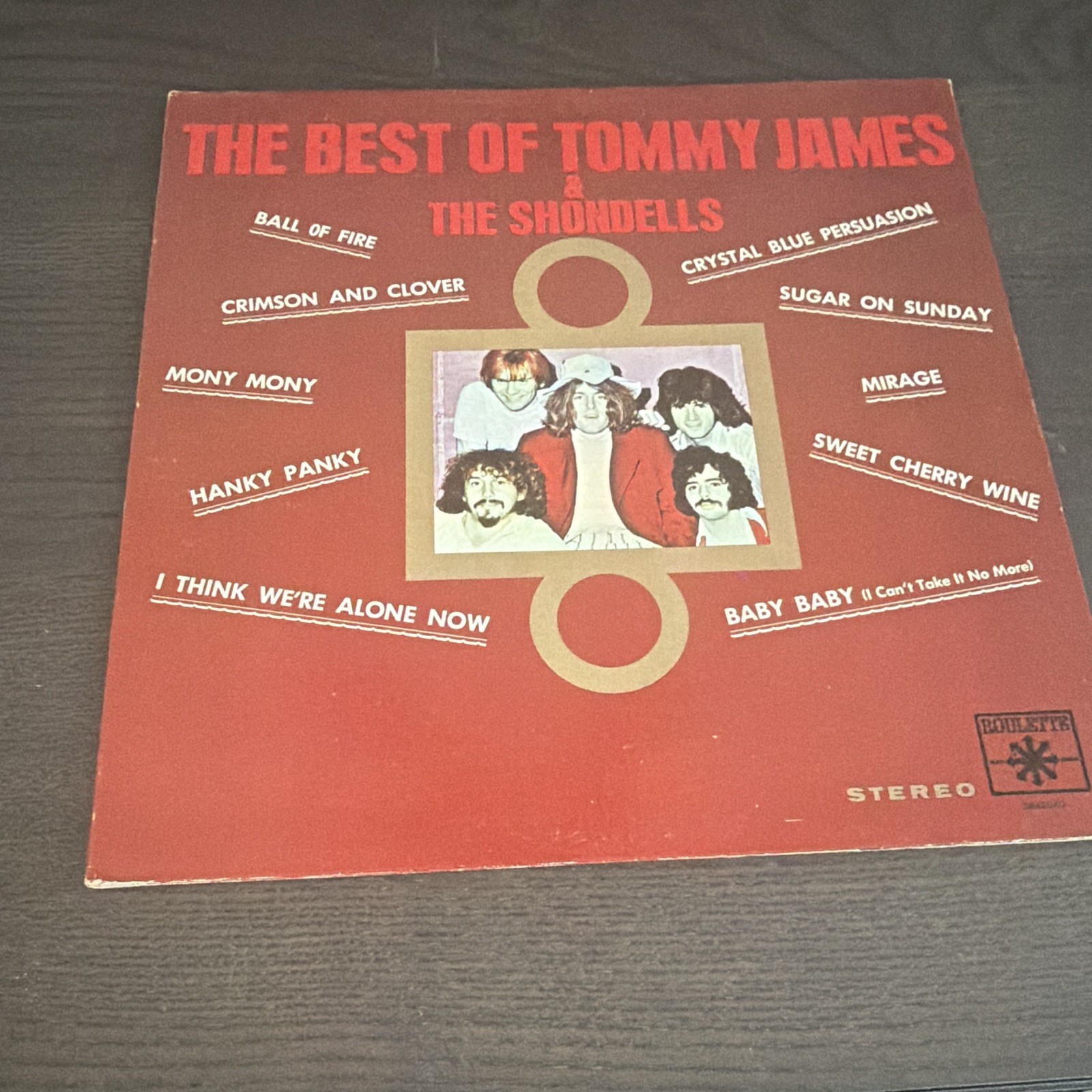 Tommy James & The Shondells The Best Of 12″ 33 RPM Stereo Vinyl LP Roulette