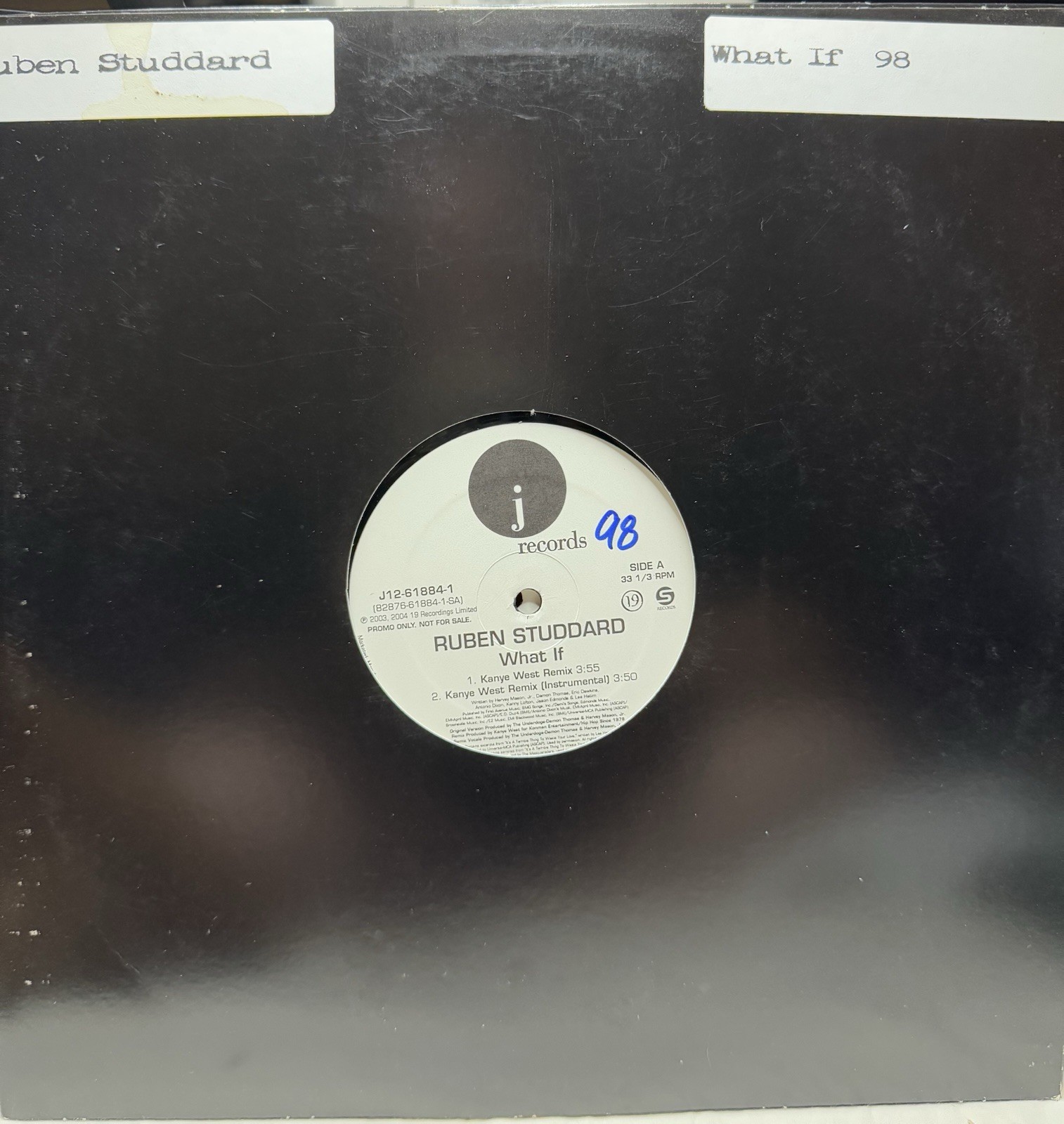 Ruben Studdard “What If” Kanye West Remix J12-61884-1 2003