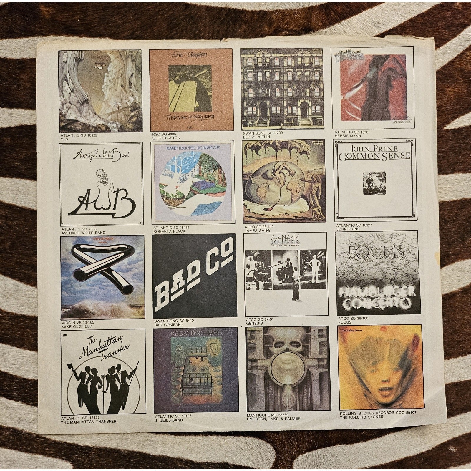 Vintage 1970 Led Zeppelin III, LP, Atlantic Stereo SD7201, Near Mint Record