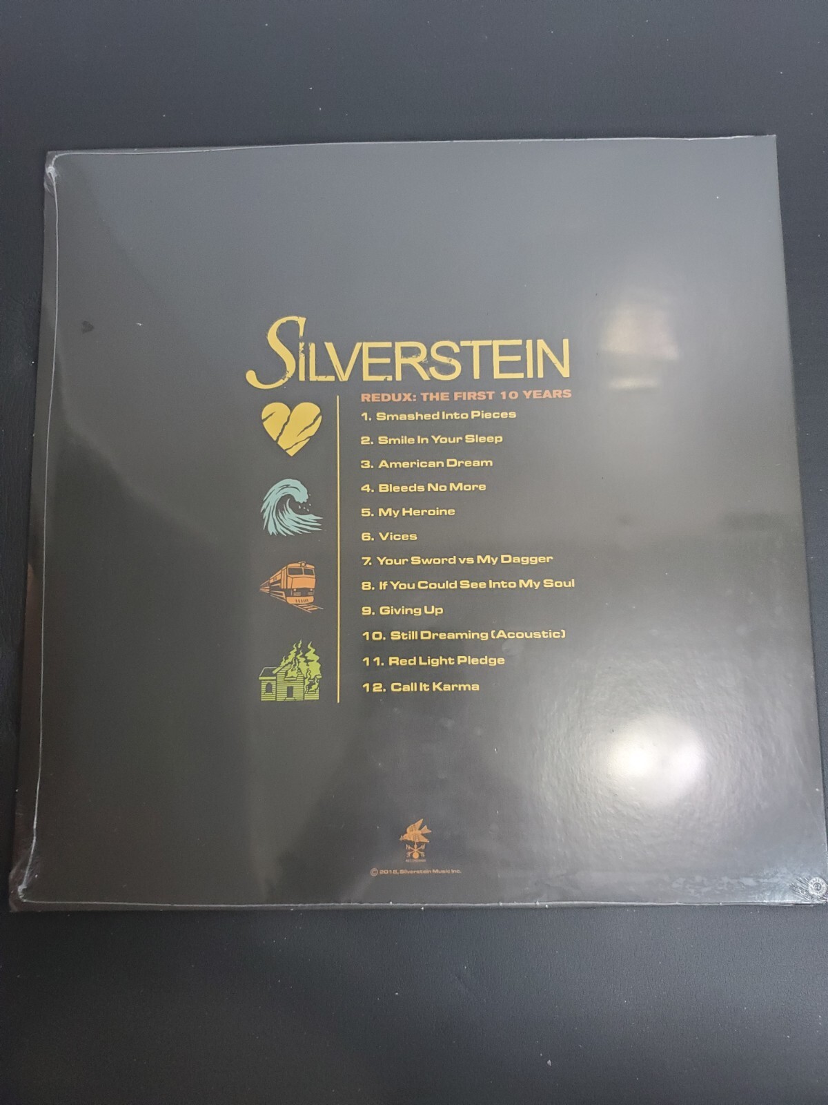 Silverstein Redux The First 10 Years Orange Crush w/ Splatter Rust Vinyl New
