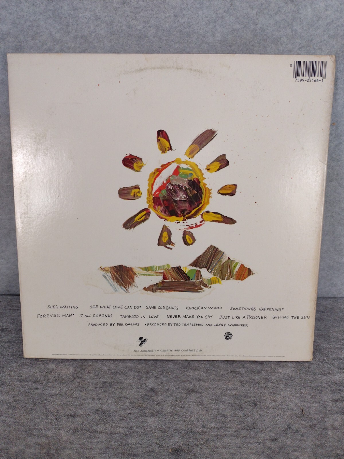 Vinyl LP 1985 Eric Clapton – Behind The Sun Duck Records (2) – 9 25166-1