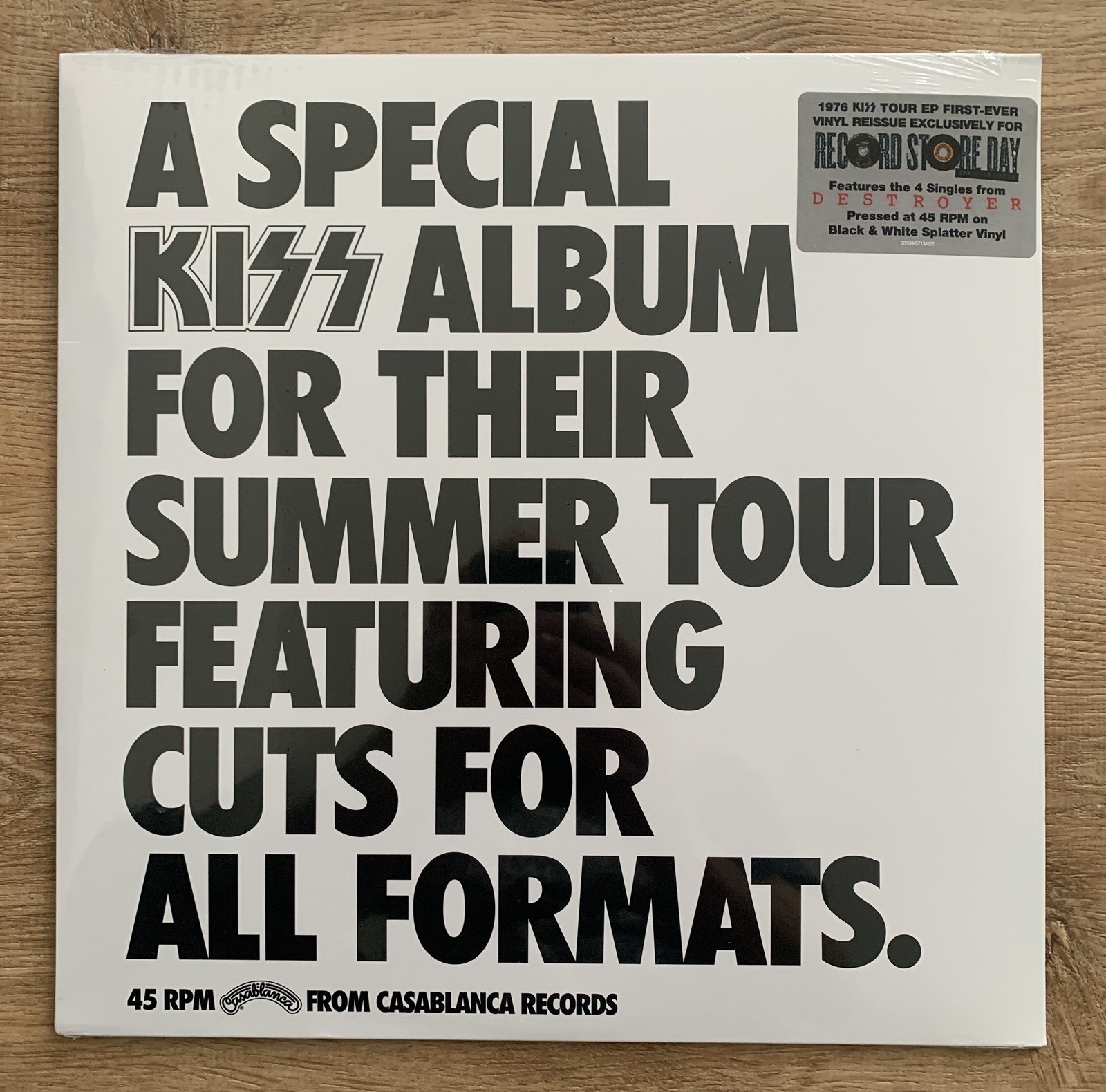 RSD 2026 KISS A Special KISS Tour Album LP BONUS Paul Stanley Iron On Included!!
