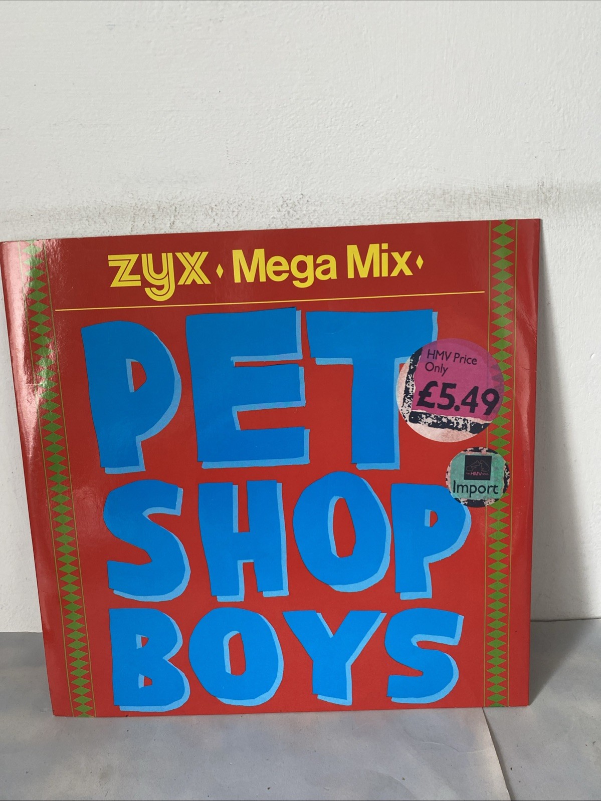 Pet Shop Boys ZYX Mega Mix 12” Vinyl Single Import