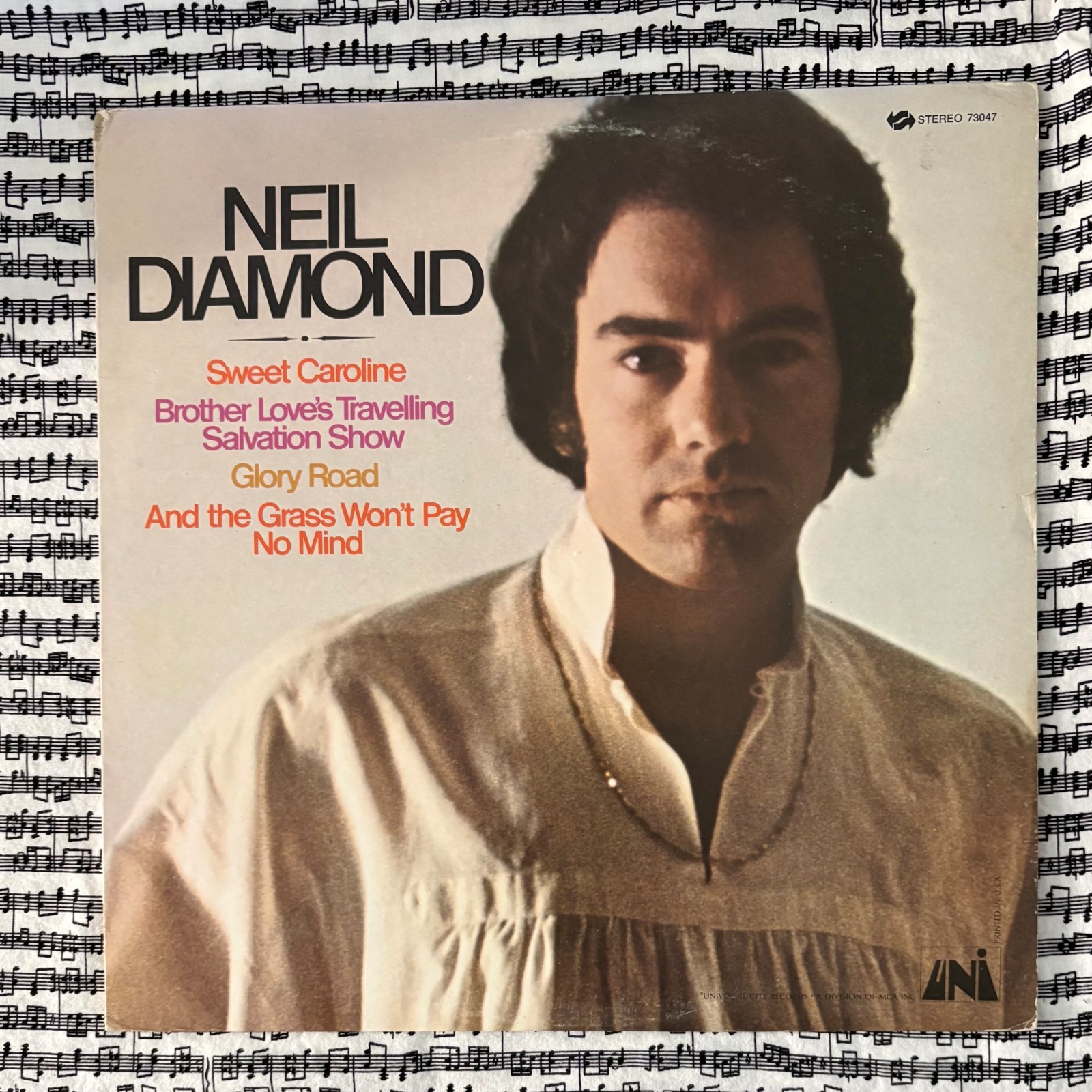 Neil Diamond Brother Love’s Travelling Salvation Show/Sweet Caroline 1969 Uni LP