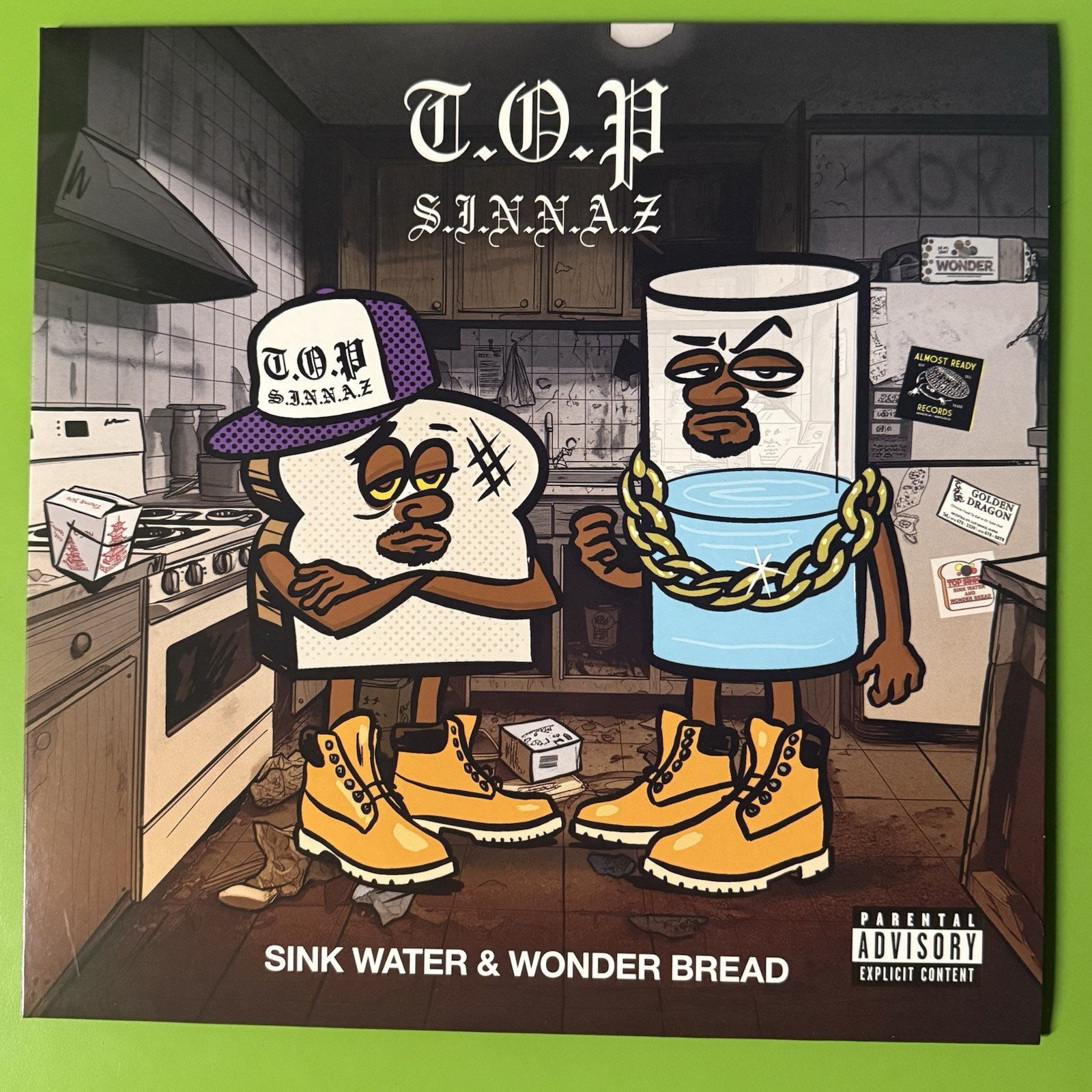 Top Sinnaz – Sink Water And Wonder Bread 12” EP Vjnyl Hip Hop Rap New Jersey US