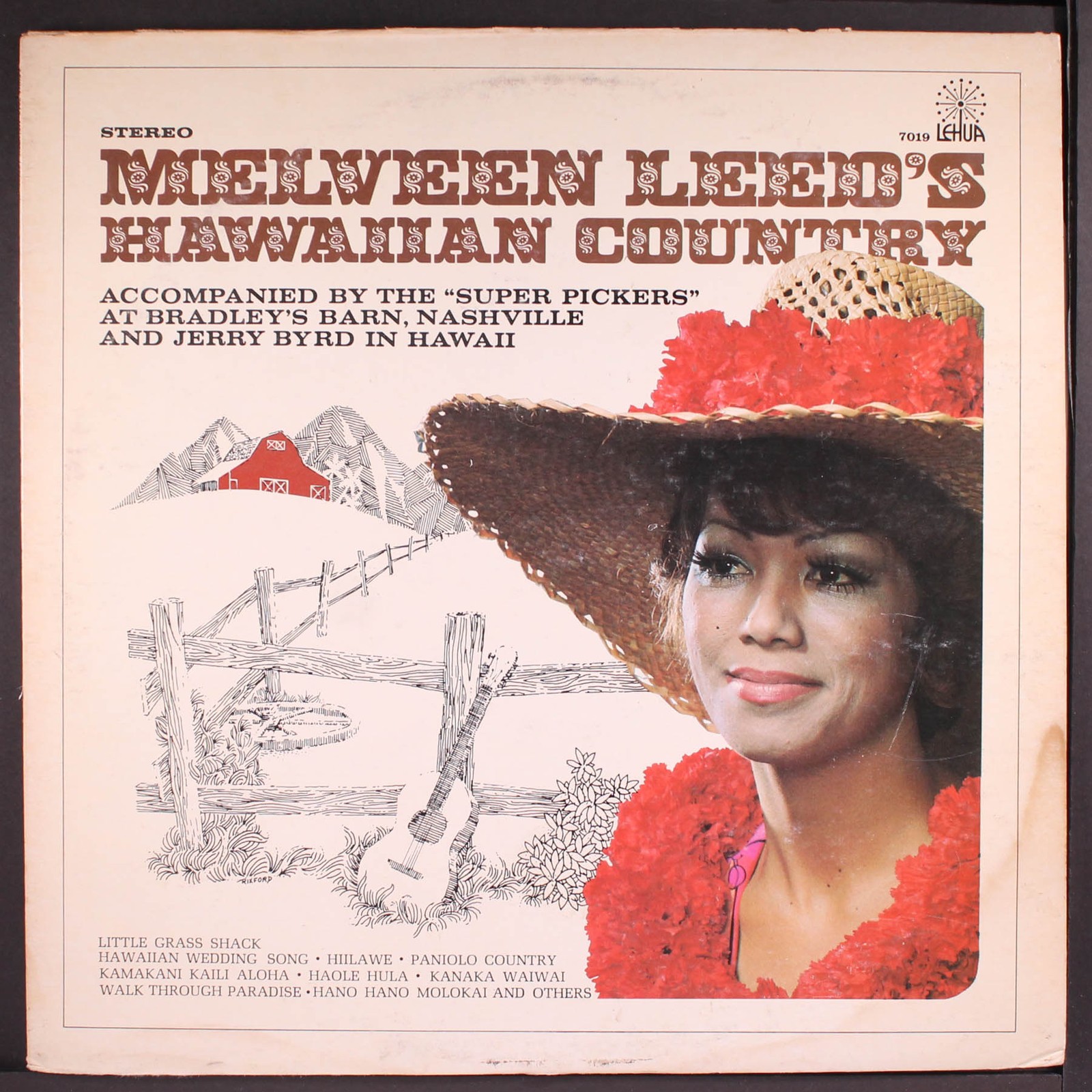 MELVEEN LEED: hawaiian country LEHUA 12″ LP 33 RPM