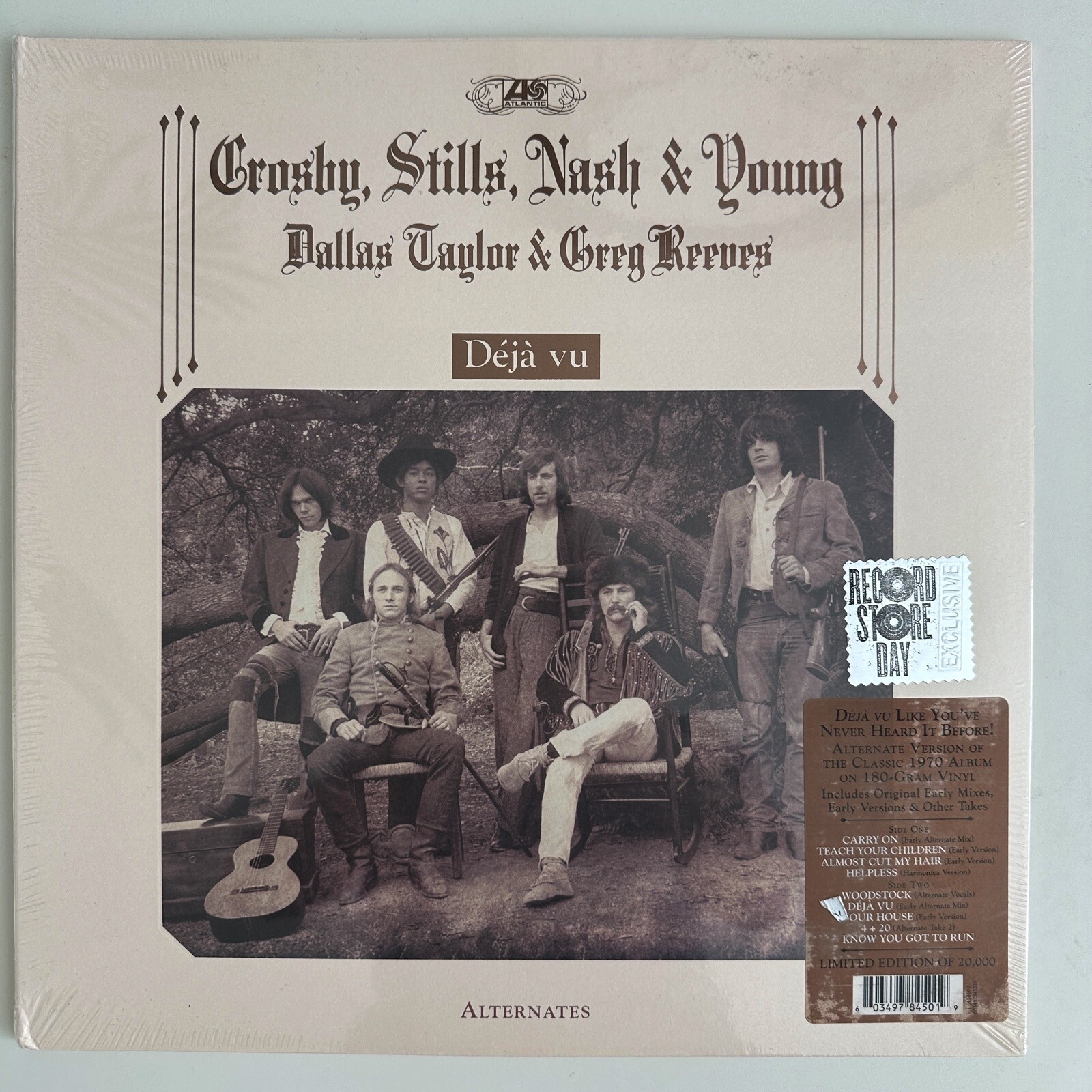CROSBY STILLS NASH & YOUNG DEJA VU ALTERNATE VERSION LIMITED 180G RSD LP NEW