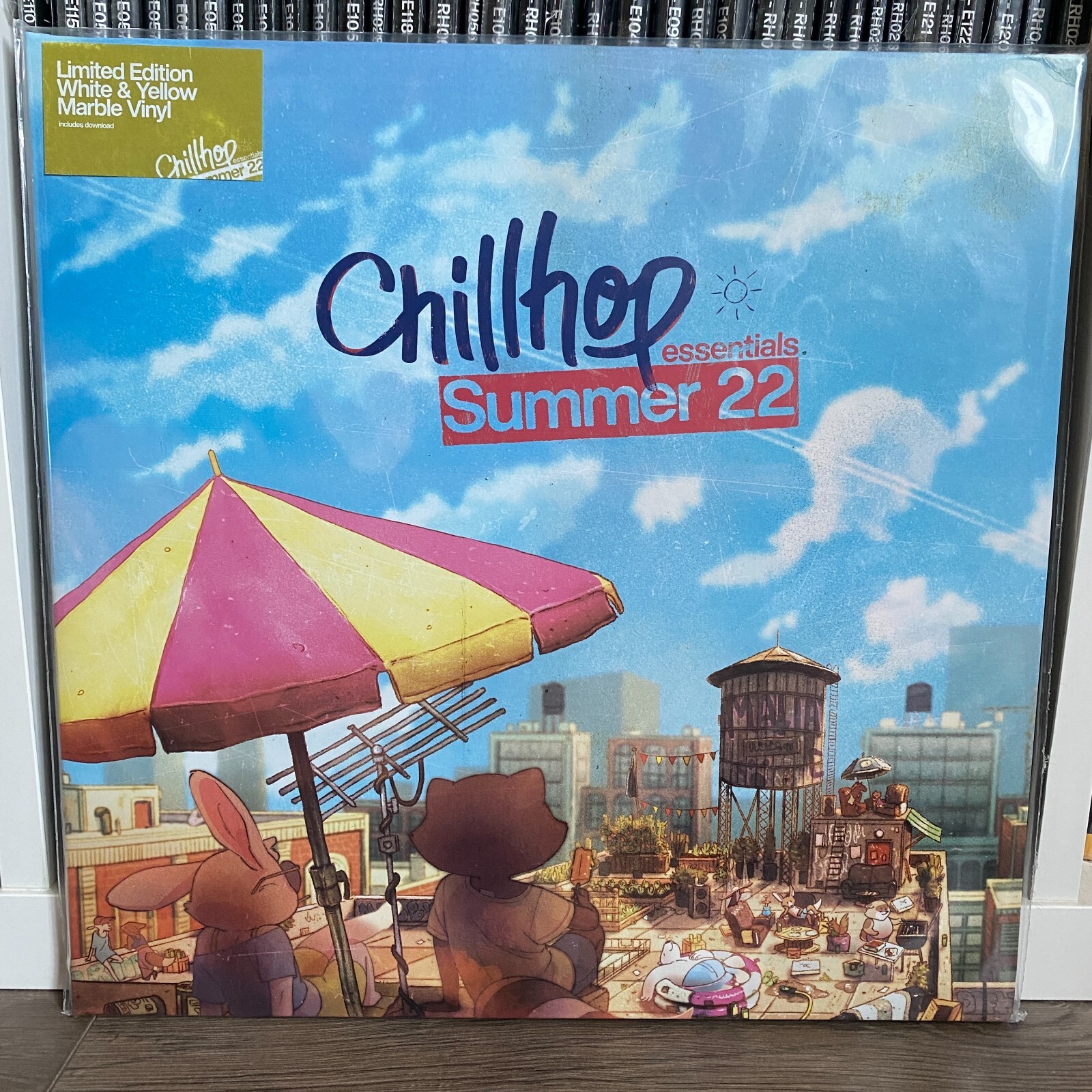 Chillhop Essentials Summer 2022 2LP Numbered 75/200 (White/Yellow Marble Vinyl)