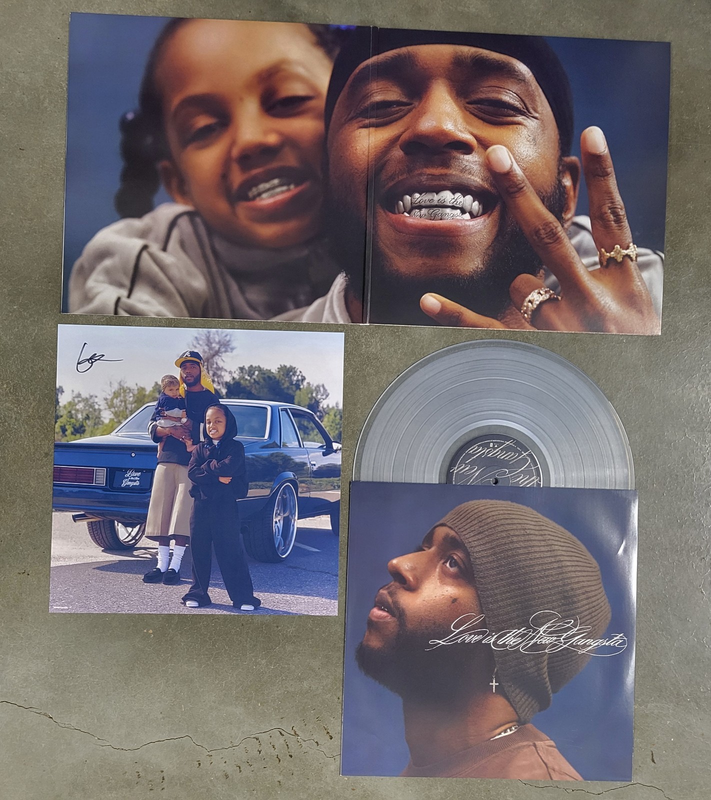 6Lack Love Is The New Gangsta Vinyl LP SIGNED Clear Vinyl