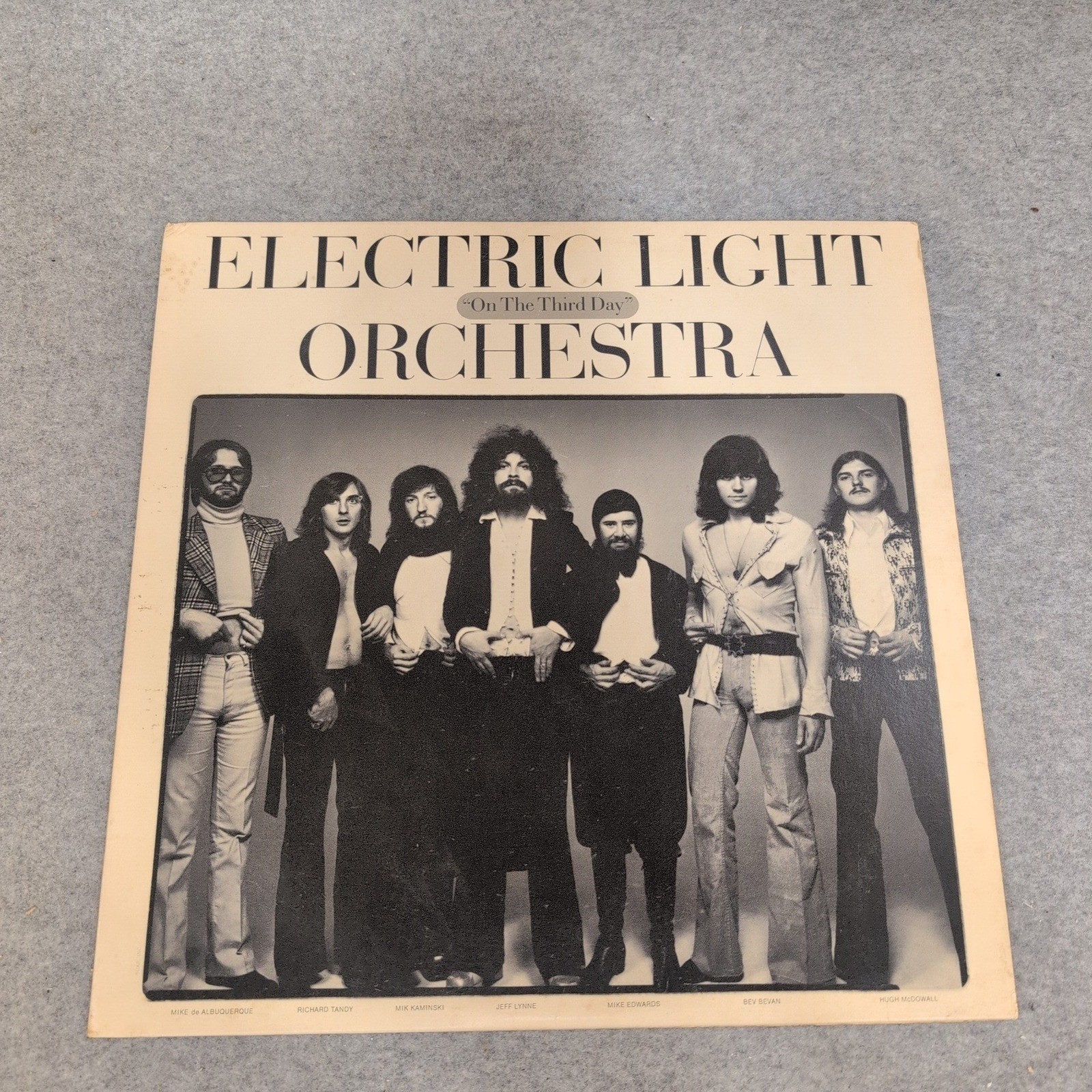 Electric Light Orchestra On The Third Day Vinyl LP Jeff Lynne ELO UA Records