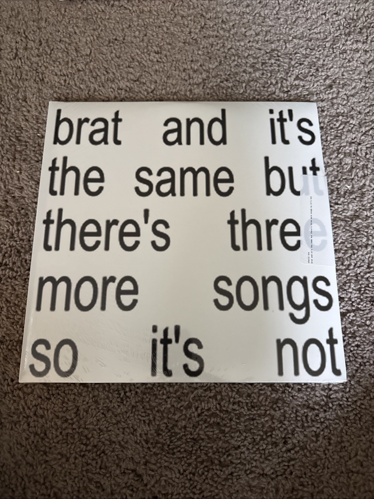 Brat and It’s the Same but There’s Three more Songs So It’s Not Charli XCX NEW