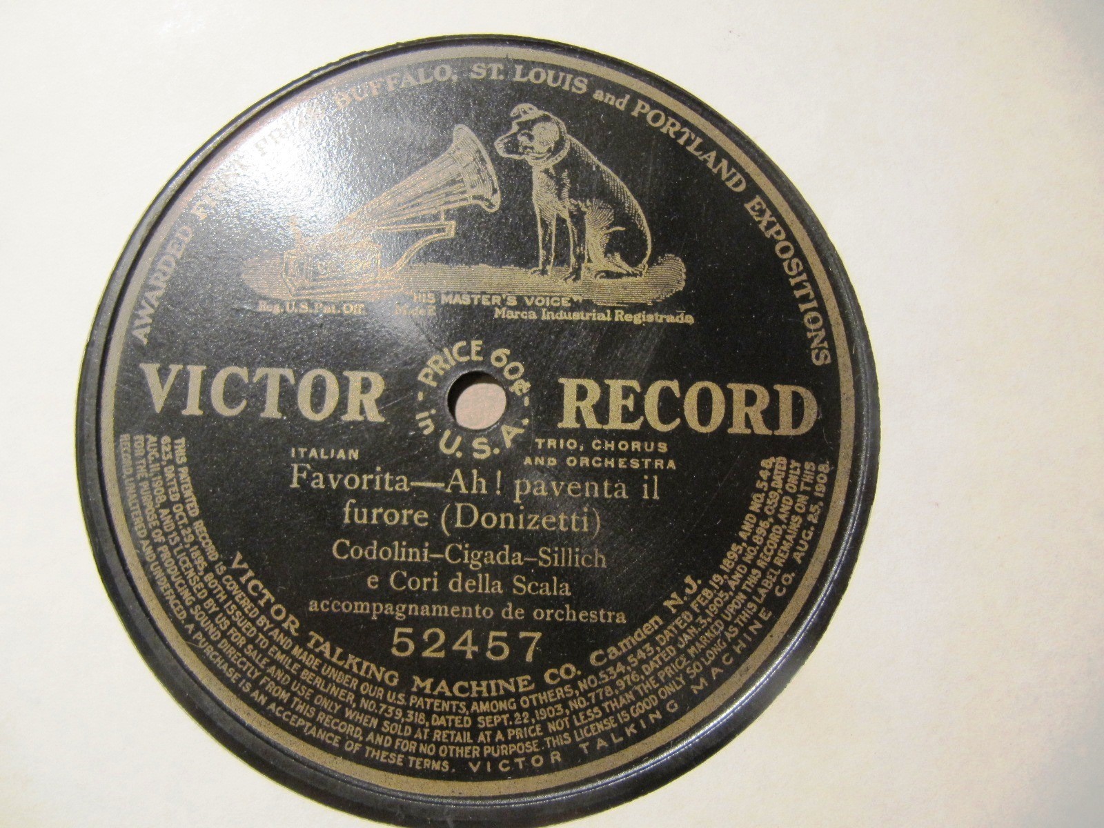 1906 Milan G&T ARISTODEMO SILLICH Francesco CIGADA Amelia Codolini Favorita