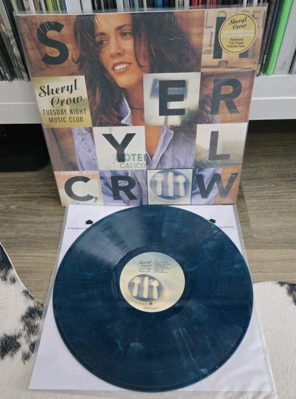 Sheryl Crow – Tuesday Night Music Club Color Vinyl Record Limited Aqua Marble LP
