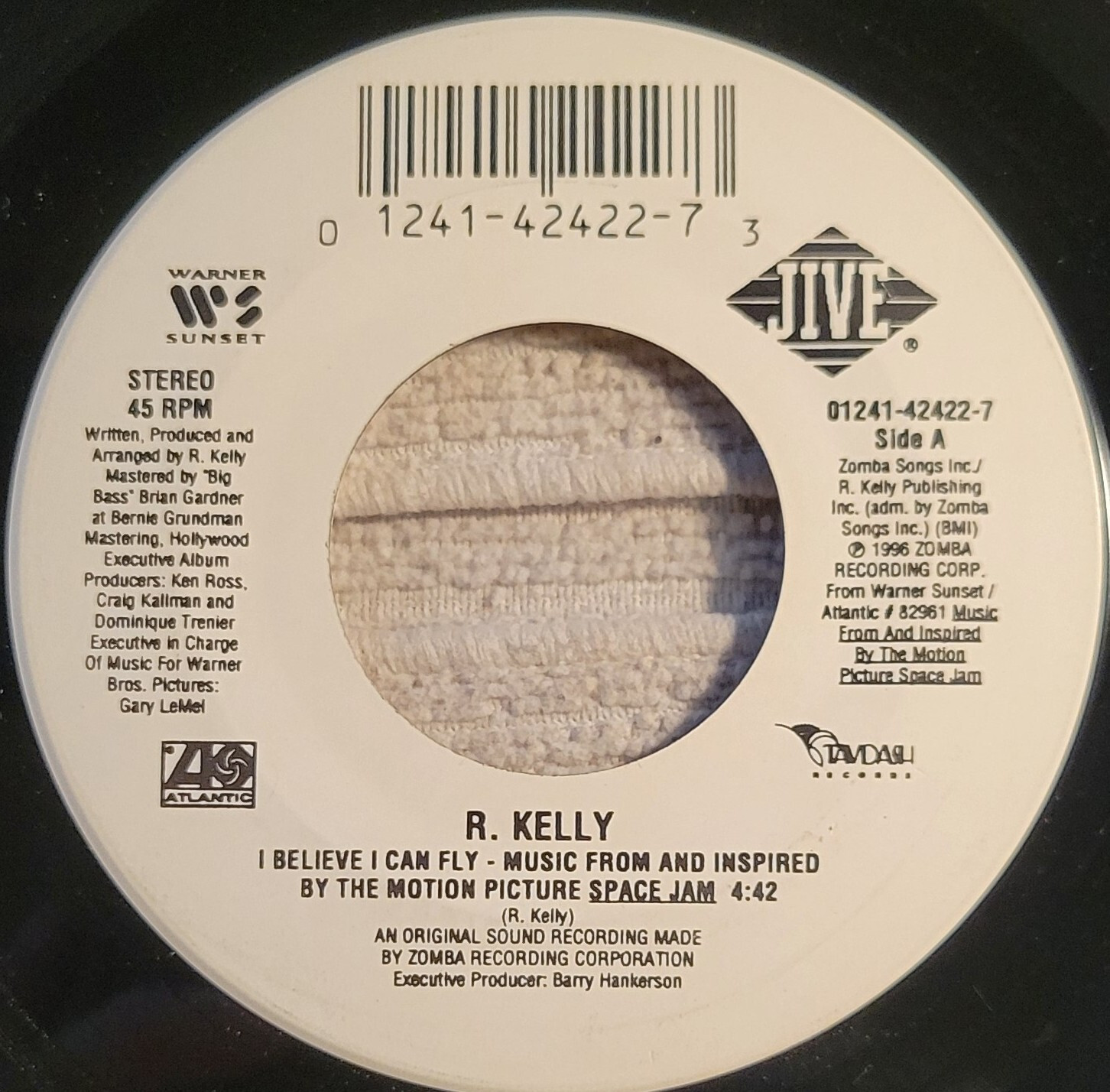 R Kelly “I Believe I Can Fly / Religious Love” VG+ very mild warp see video