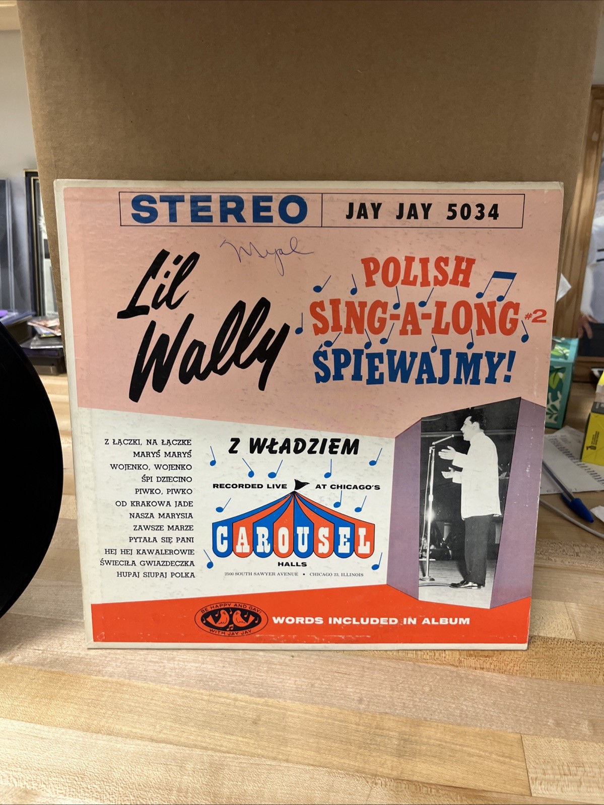 Lil’ Wally, Polish Sing-A-Long #2 , Be Happy And Gay With Jay Jay LP. Box 311