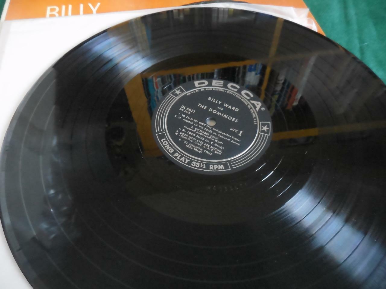Billy Ward & The Dominoes 1957 DECCA DL8621 VG++ -NM black Label Record/Vinyl