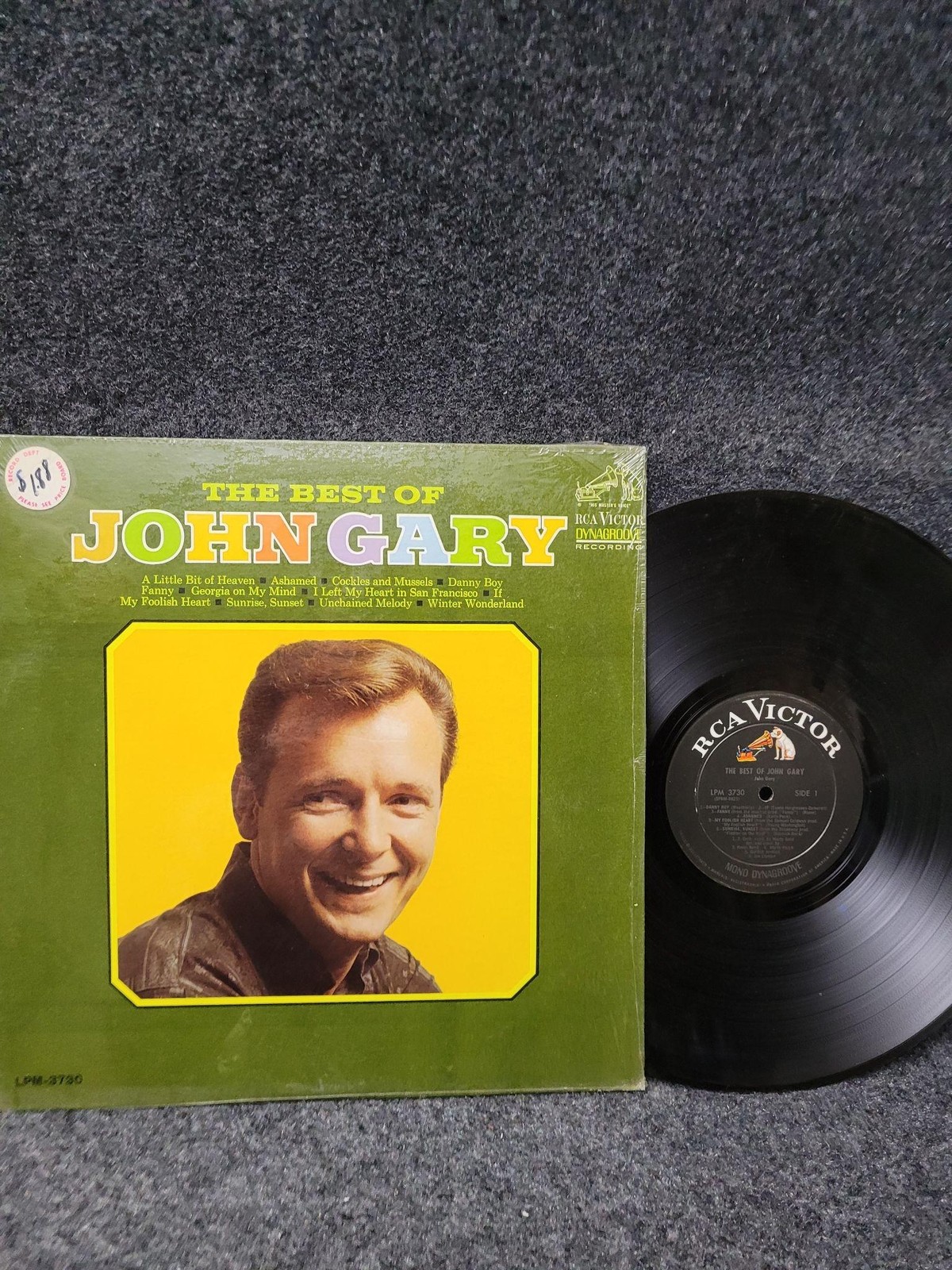 Vintage John Gary The Best Of John Gary 12″ Vinyl LP RCA Victor LPM-3730 1967