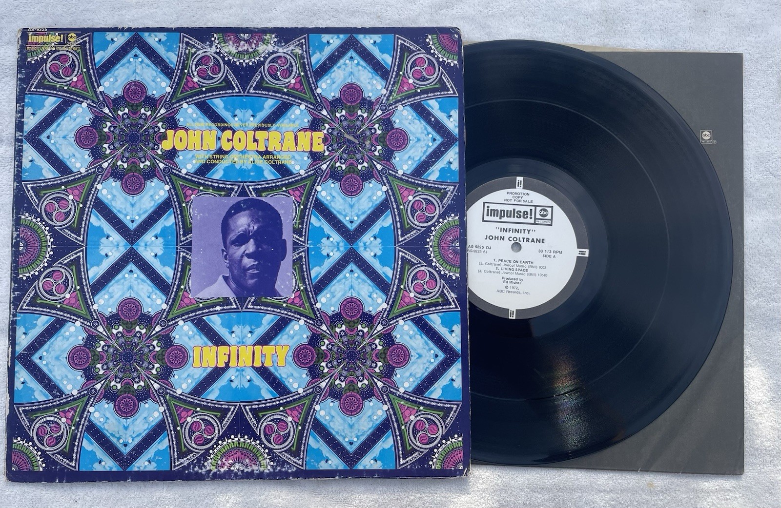 JOHN COLTRANE Infinity IMPULSE AS 9225 DJ WLP Promotional 1972