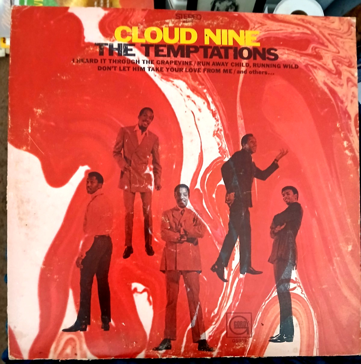 CLOUD NINE, TEMPTATIONS, Original 1969 USA Gordy release GS939, MINT. MOTOWN.
