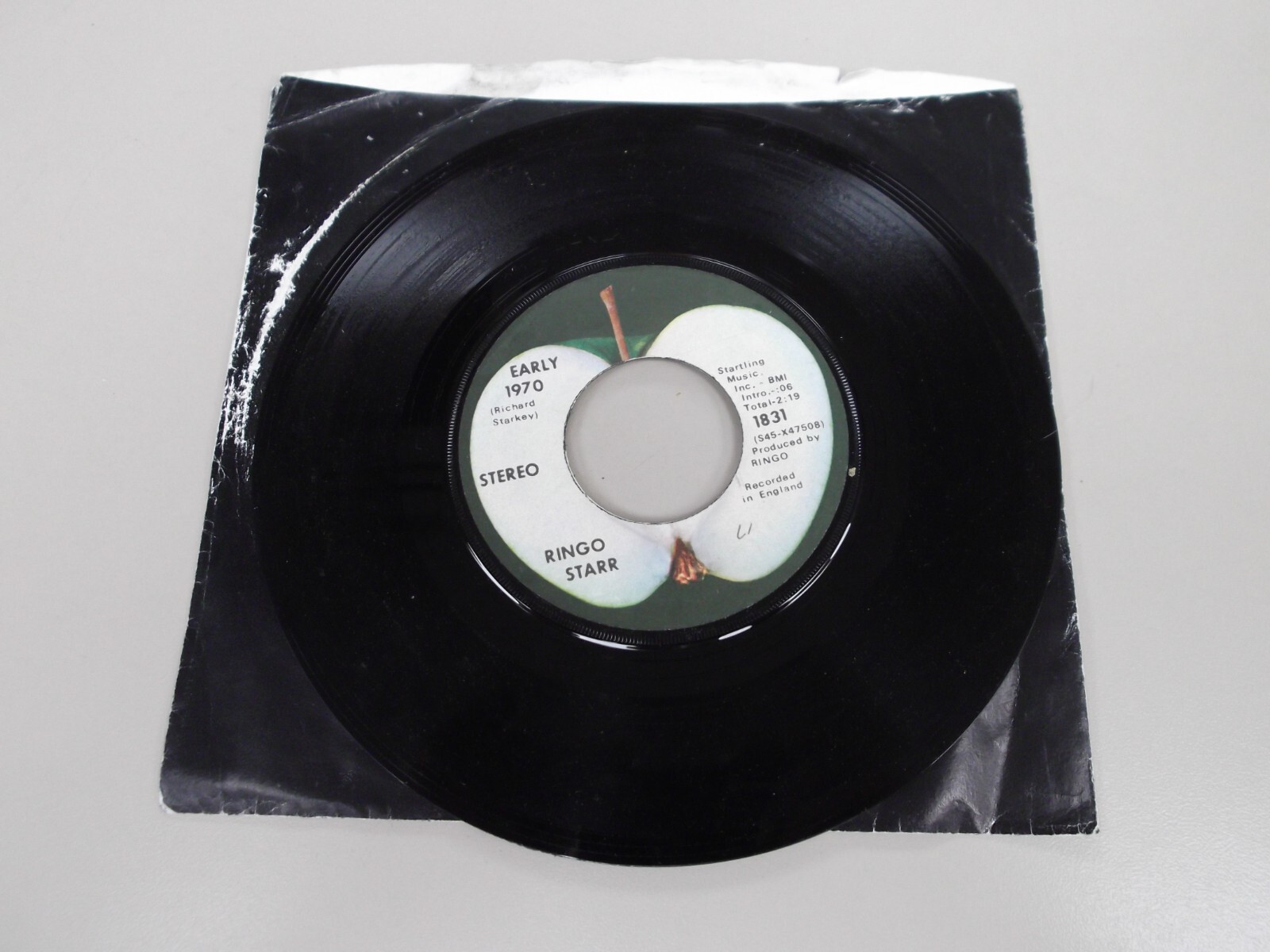 Ringo Starr – It Don’t Come Easy / Early 1970 – Apple 1831 NM