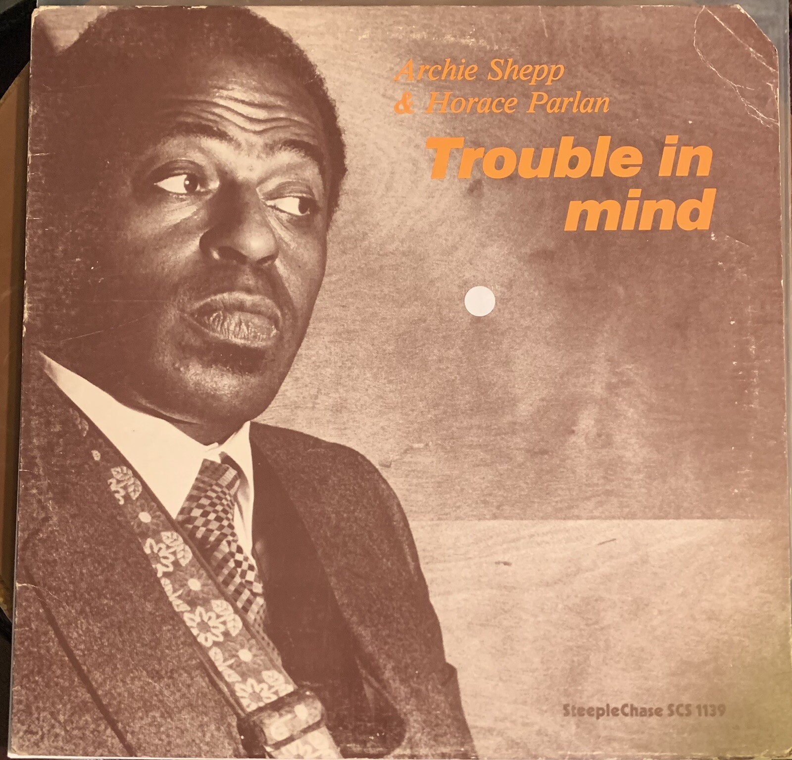 Archie Shepp & Horace Parlan-Trouble In Mind LP Steeplechase 1980 SCS-1139 OP