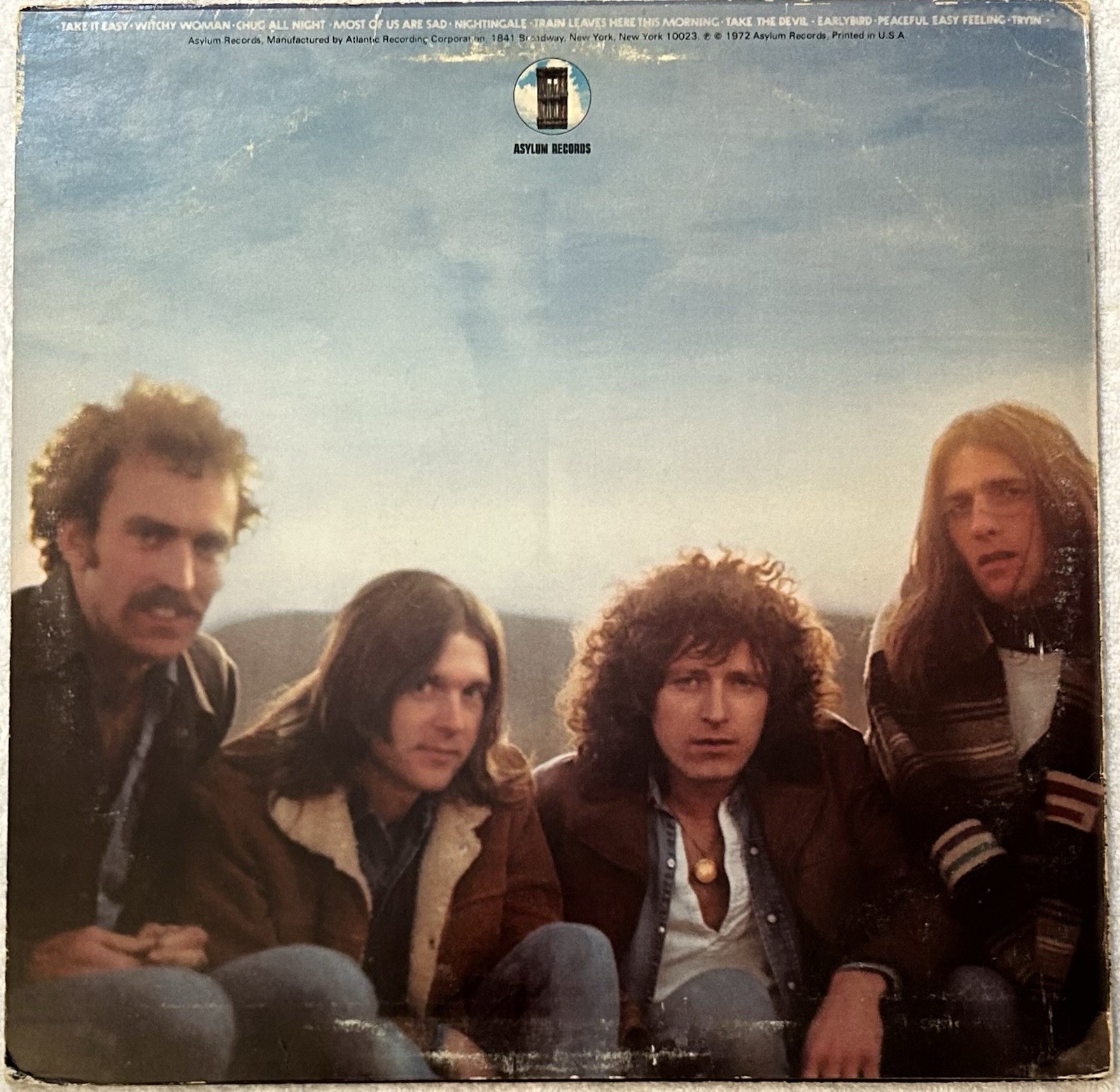 The Eagles Self Titled Debut ~Vinyl LP Asylum SD-5054 COVER & VINYL ARE VG+