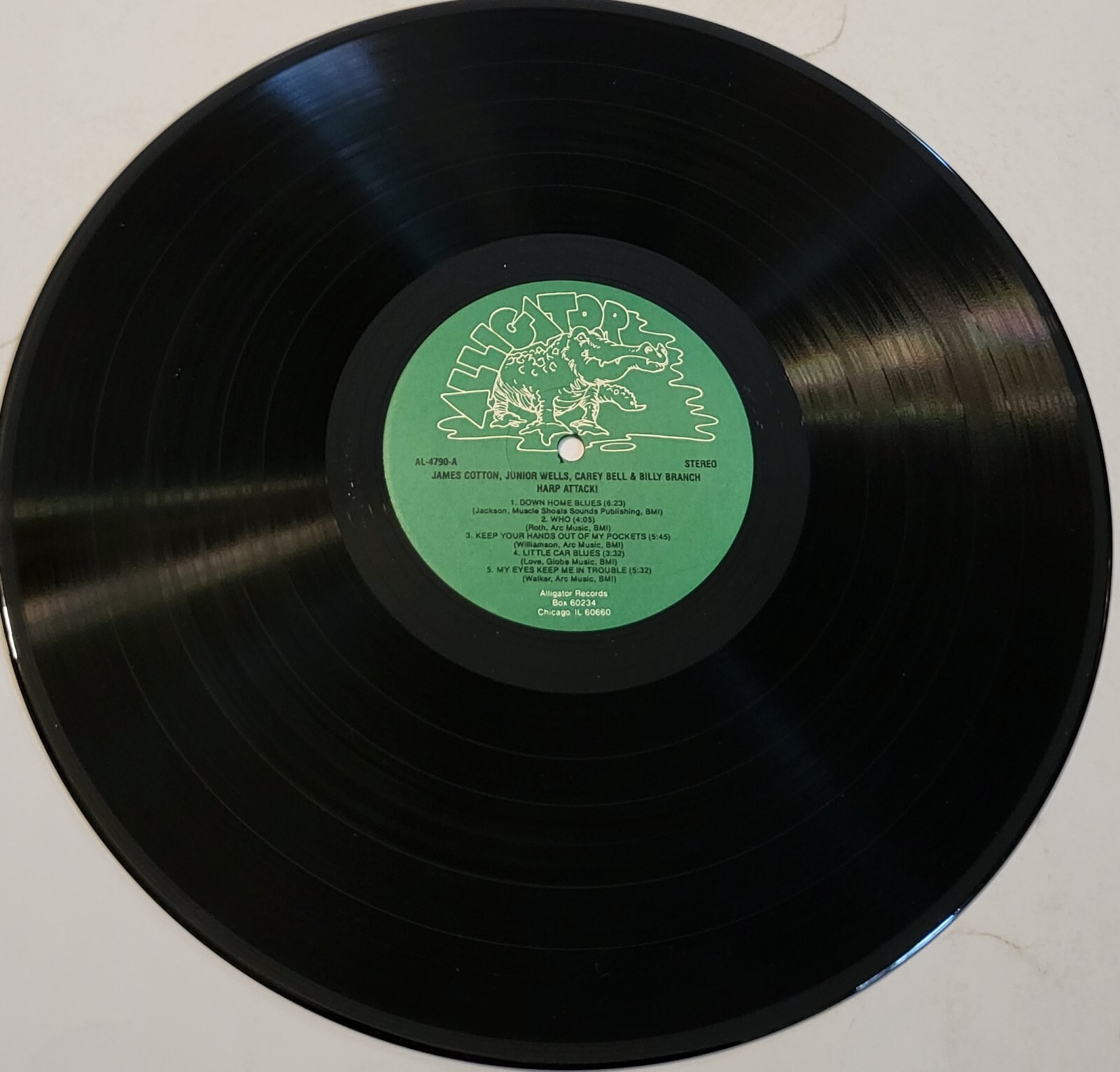 James Cotton, Junior Wells, Carey Bell, Billy Branch Harp Attack! AL 4790 EX