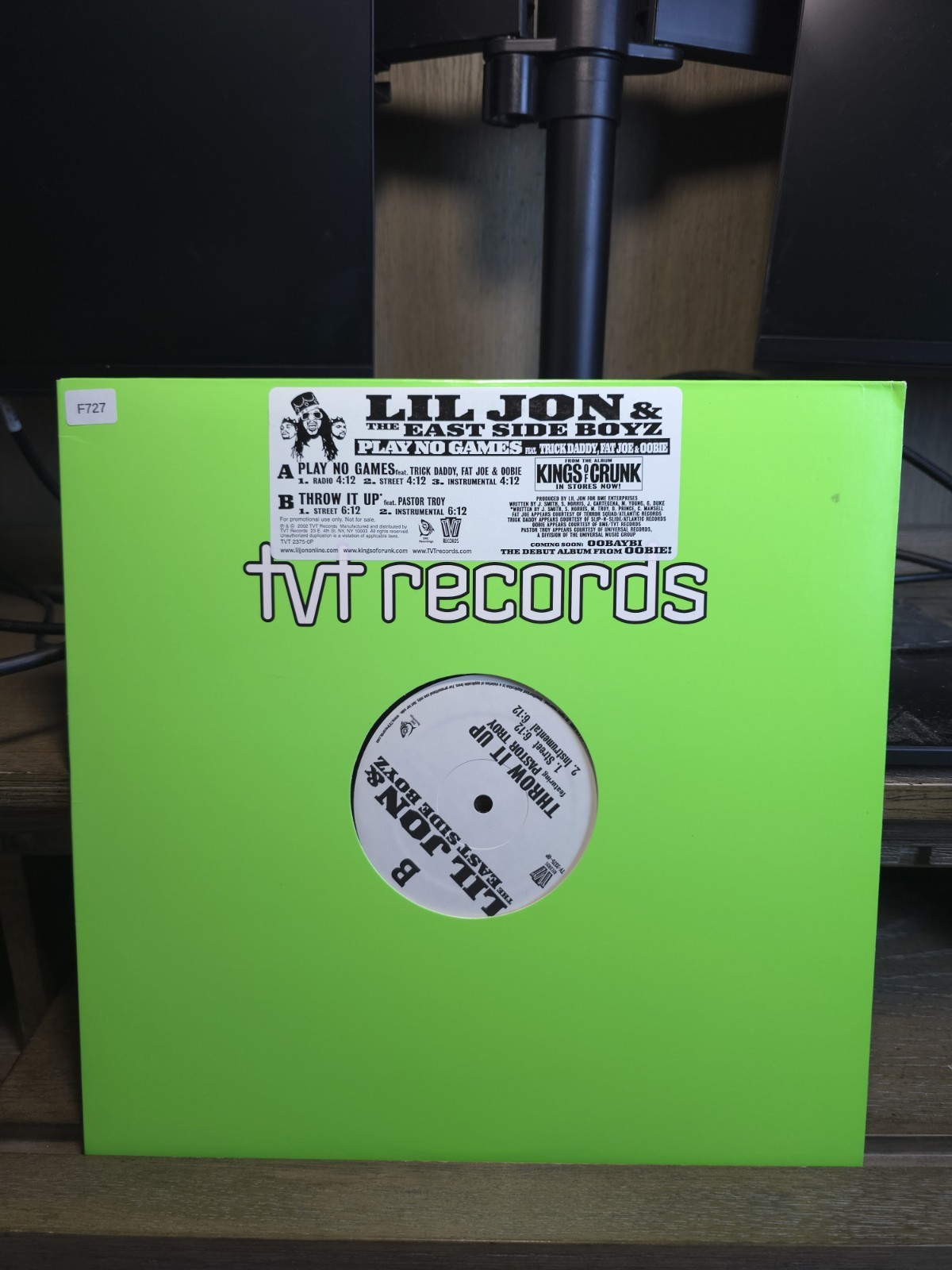 LIL’ JON & THE EAST SIDE BOYZ Play No Games Vinyl Single 12” Maxi PROMO