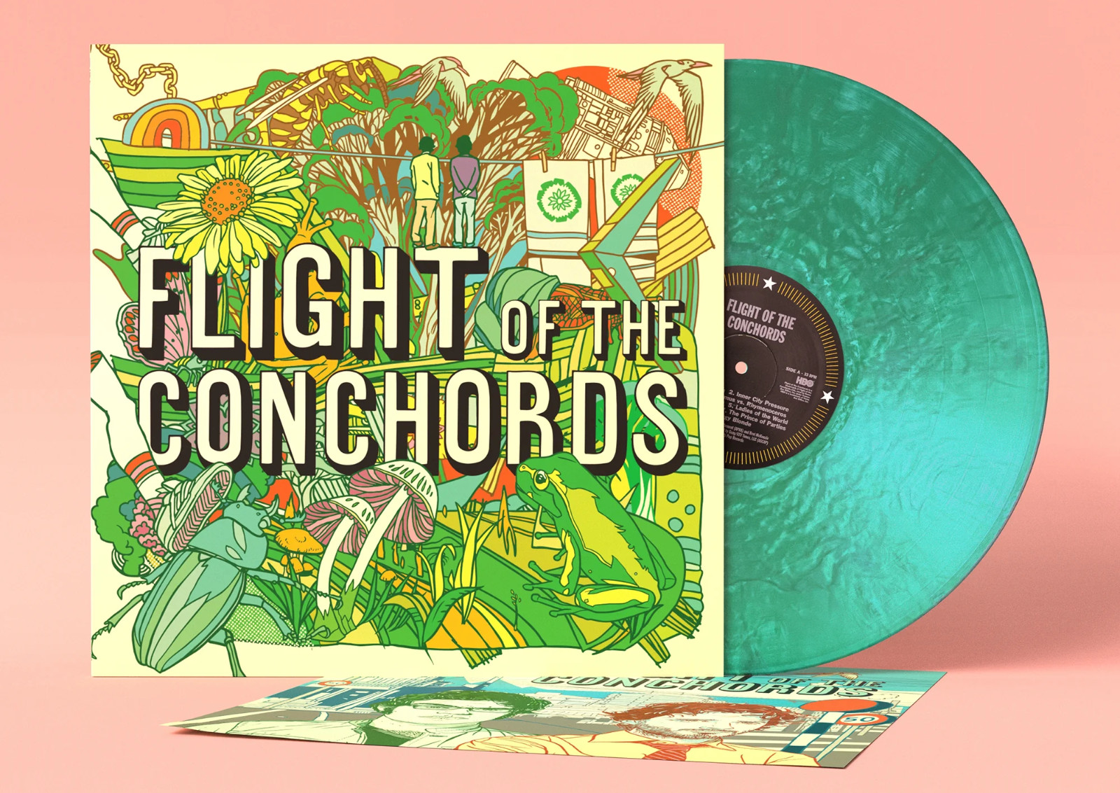 Flight of the Conchords : FOTC (2025 Limited Metallic Green Vinyl LP) NEW/SEALED