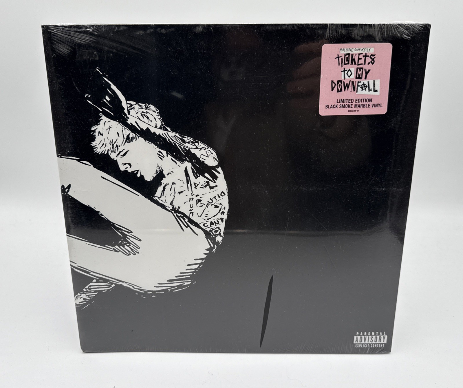 Machine Gun Kelly Tickets To My Downfall Ltd Ed Black Smoke Vinyl Rap LP SEALED