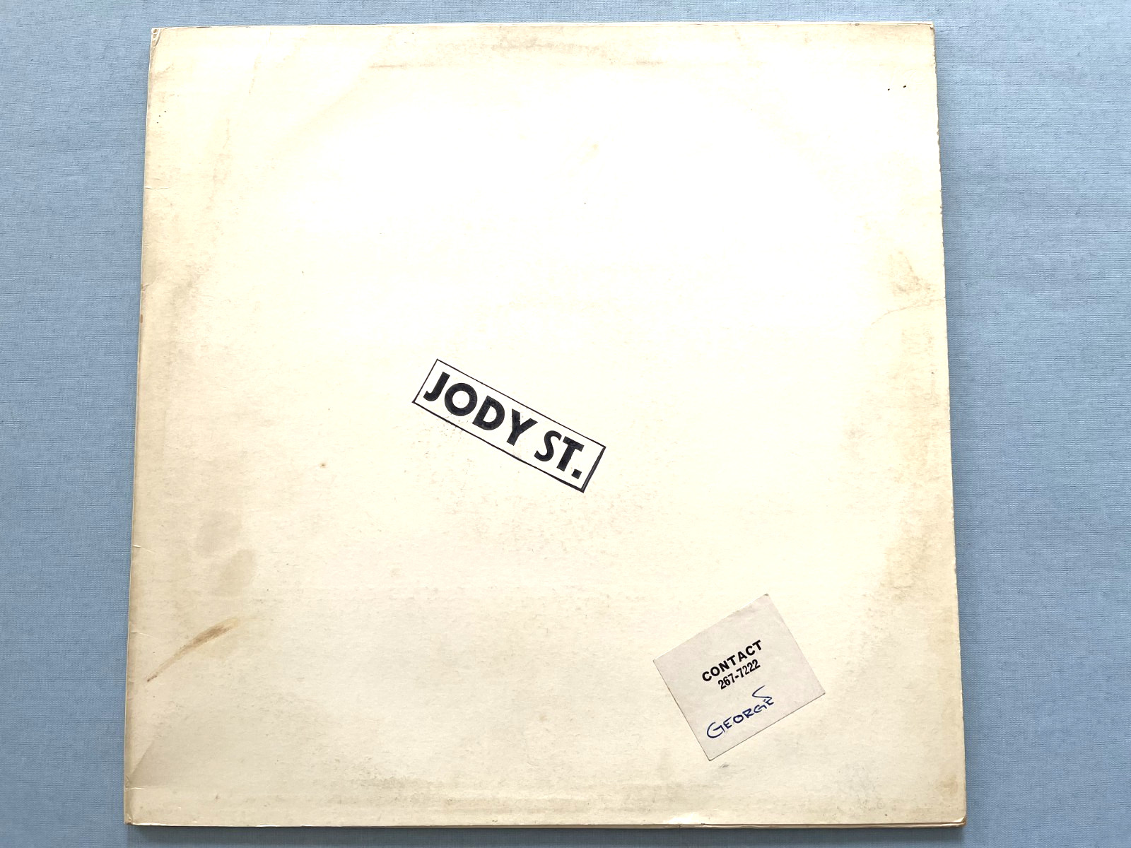 JODY ST 1981 UK RARE PRIVATE PRESS VINYL LP PRESS PACK NWOBHM METAL ROCK GRANNY