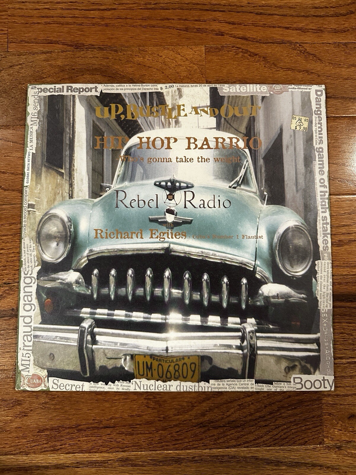 Up, Bustle And Out- Hip Hop Barrio- VINYL LP- Breakbeat, Latin, Downtempo TESTED
