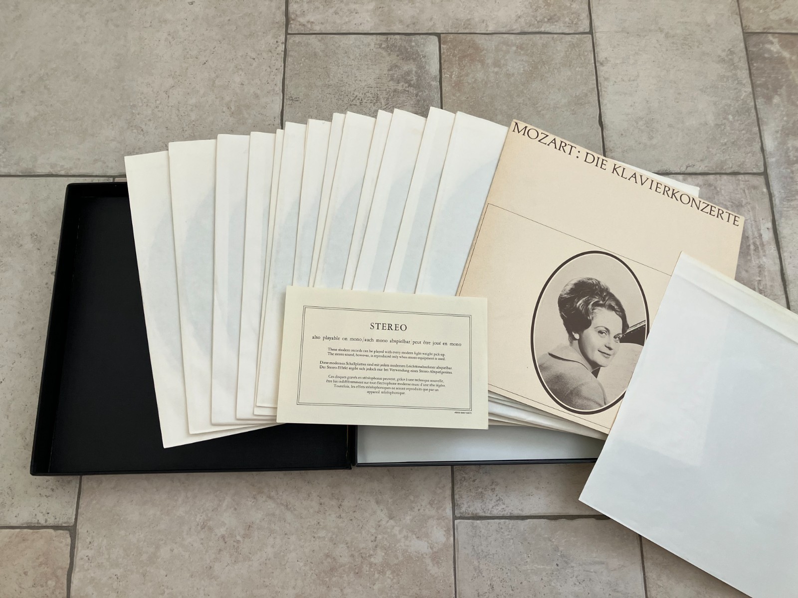 Mozart Ingrid Haebler ‎_ Complete Piano Concertos _ 12 X LP Vinile BoxSet 1970