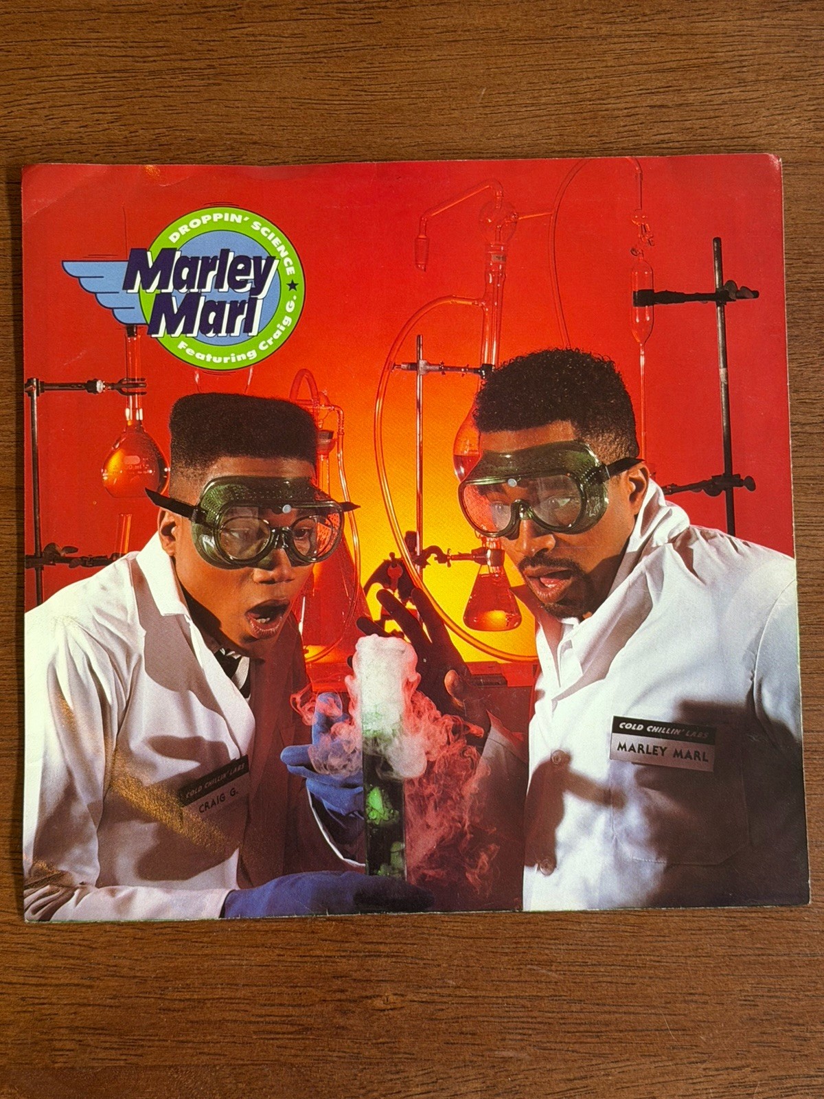 Marley Marl ft. Craig G Droppin’ Science 7″ 45 RPM 1988 Cold Chillin’ 7-27782